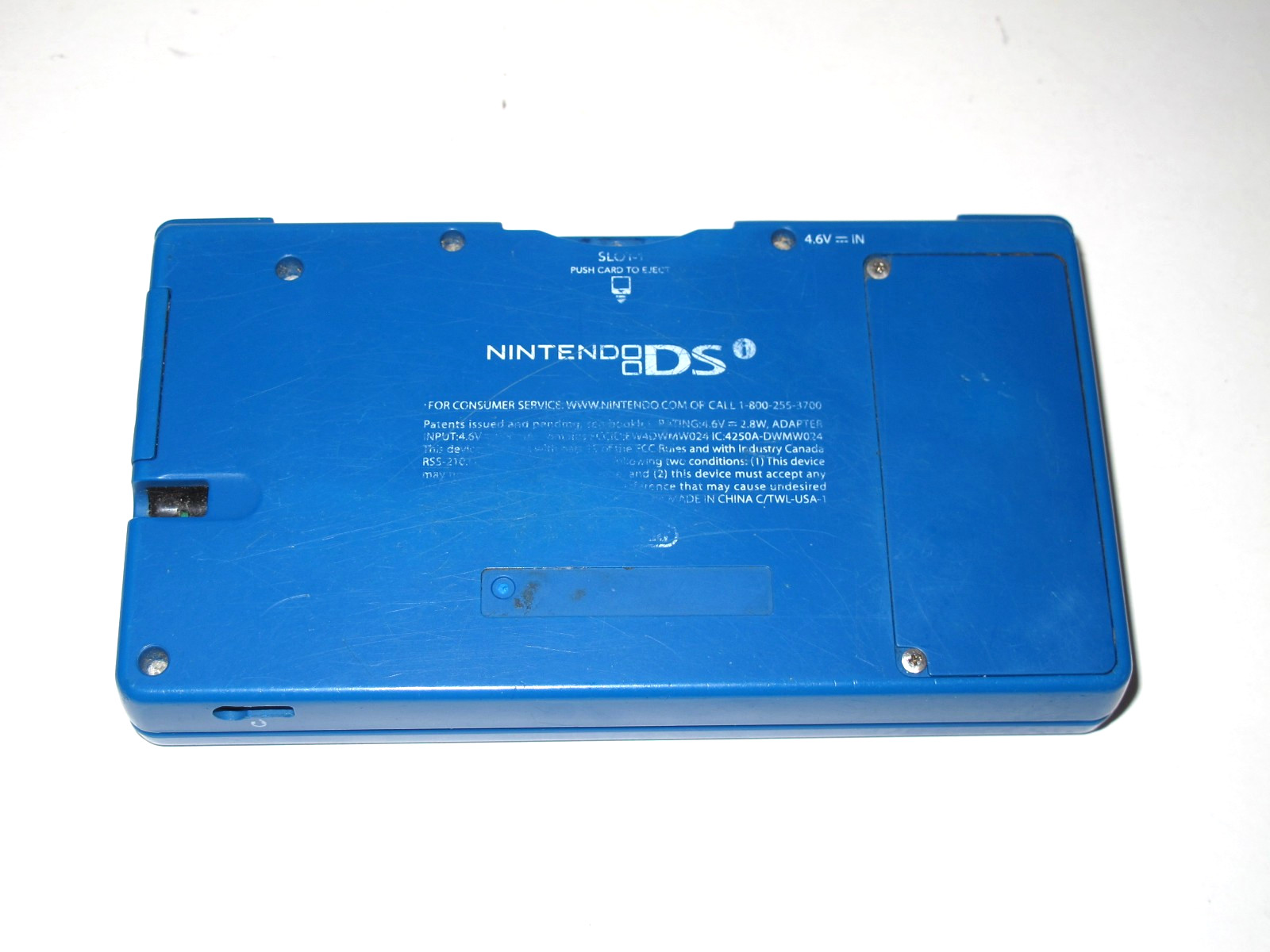 Nintendo DSi Blue Console System Bundle w/ Mario Kart & Stylus (5 Games) TESTED!