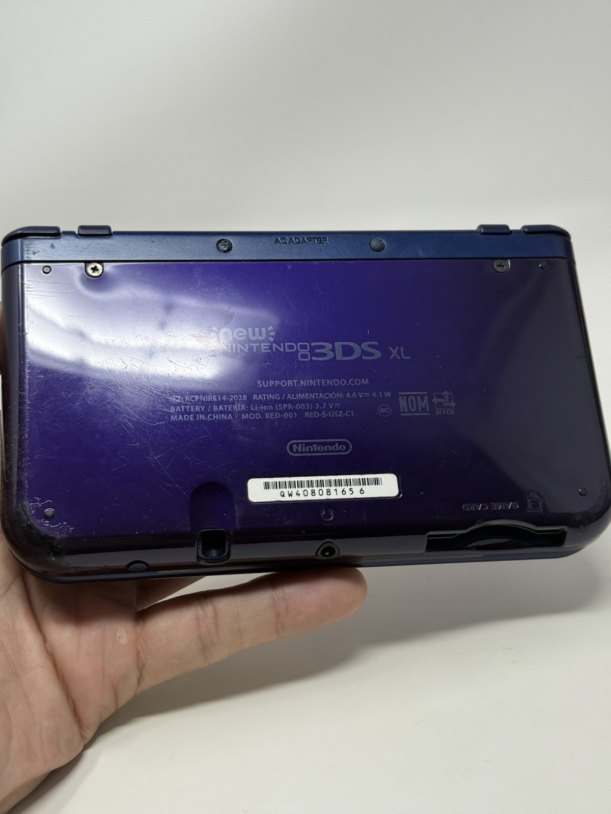 New Nintendo 3DS XL Galaxy Edition Handheld System w Charger US Edition Tested