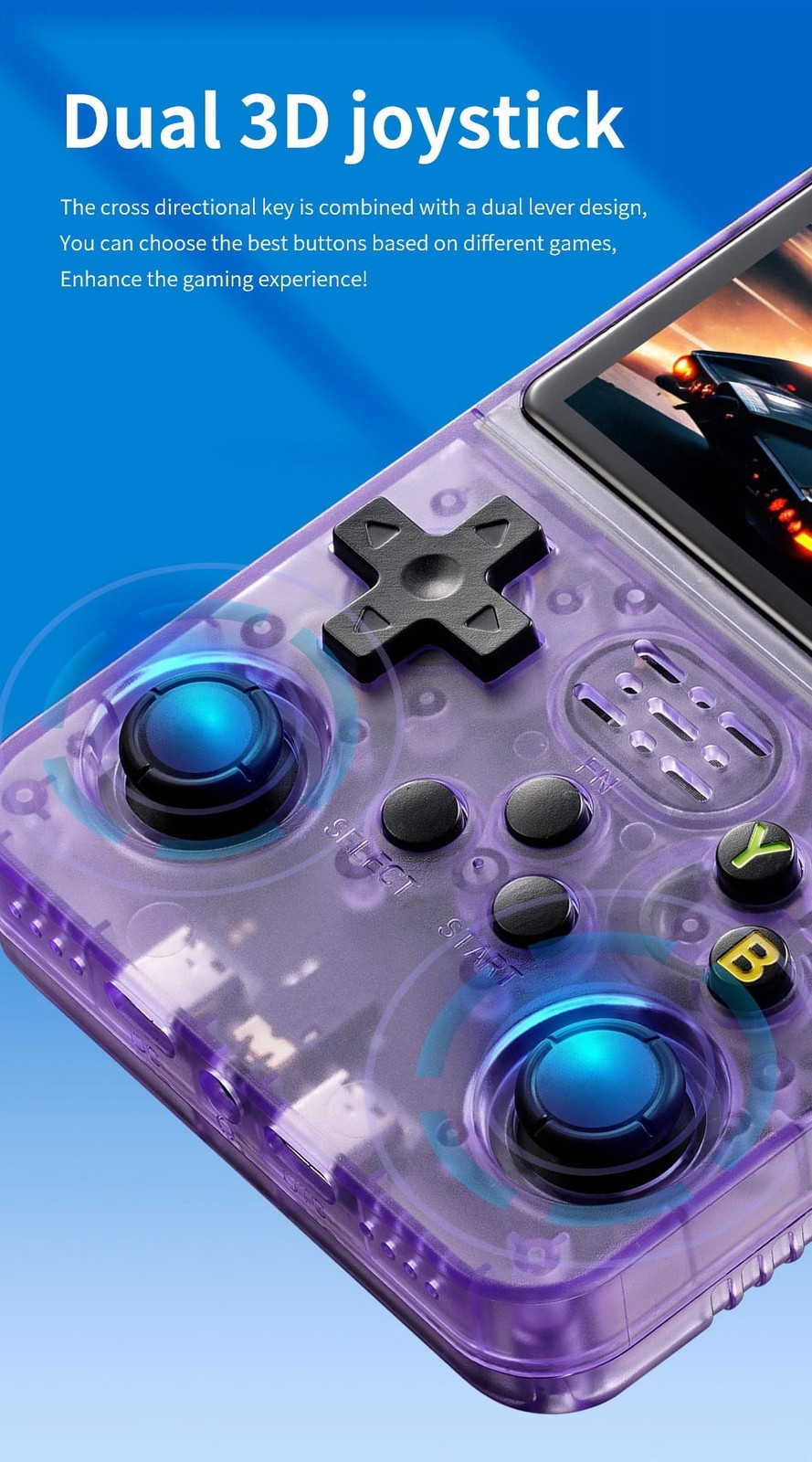 Retro Handheld VideoGame Console 20000 Games 3.5 InchIPS Scree, 128G