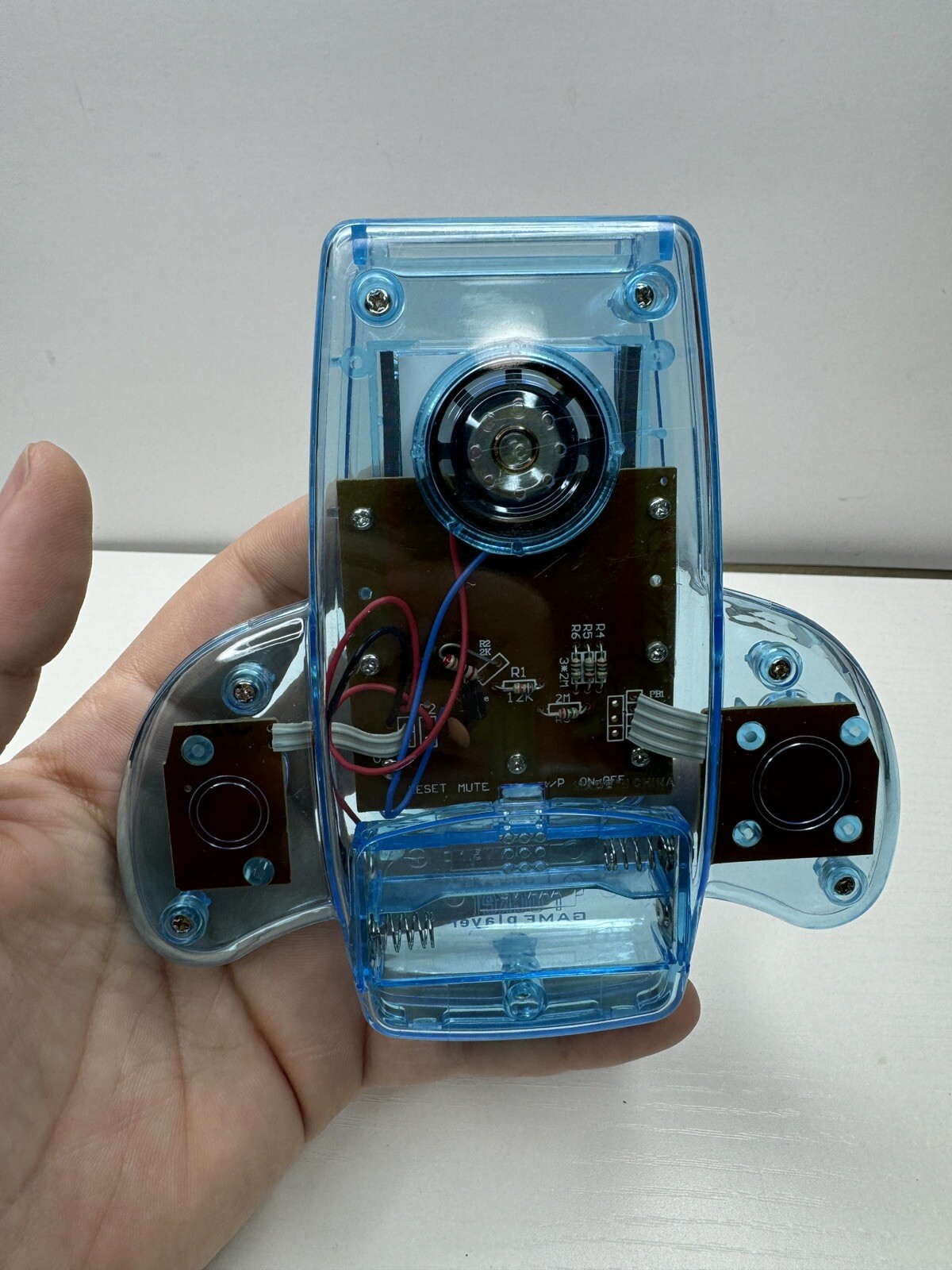 Pocket Game Player w Clear Blue Case TESTED Works