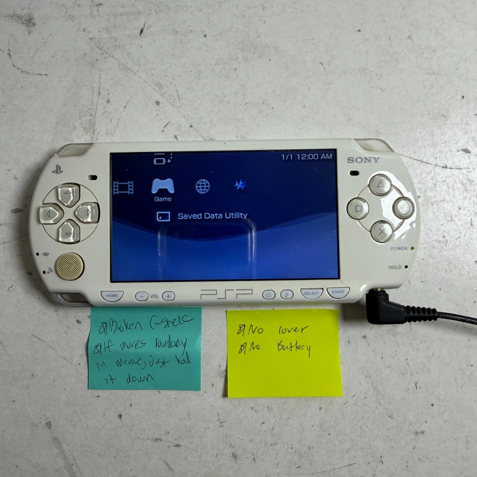 Sony Playstation Portable PSP-2001 Handheld Game System Only