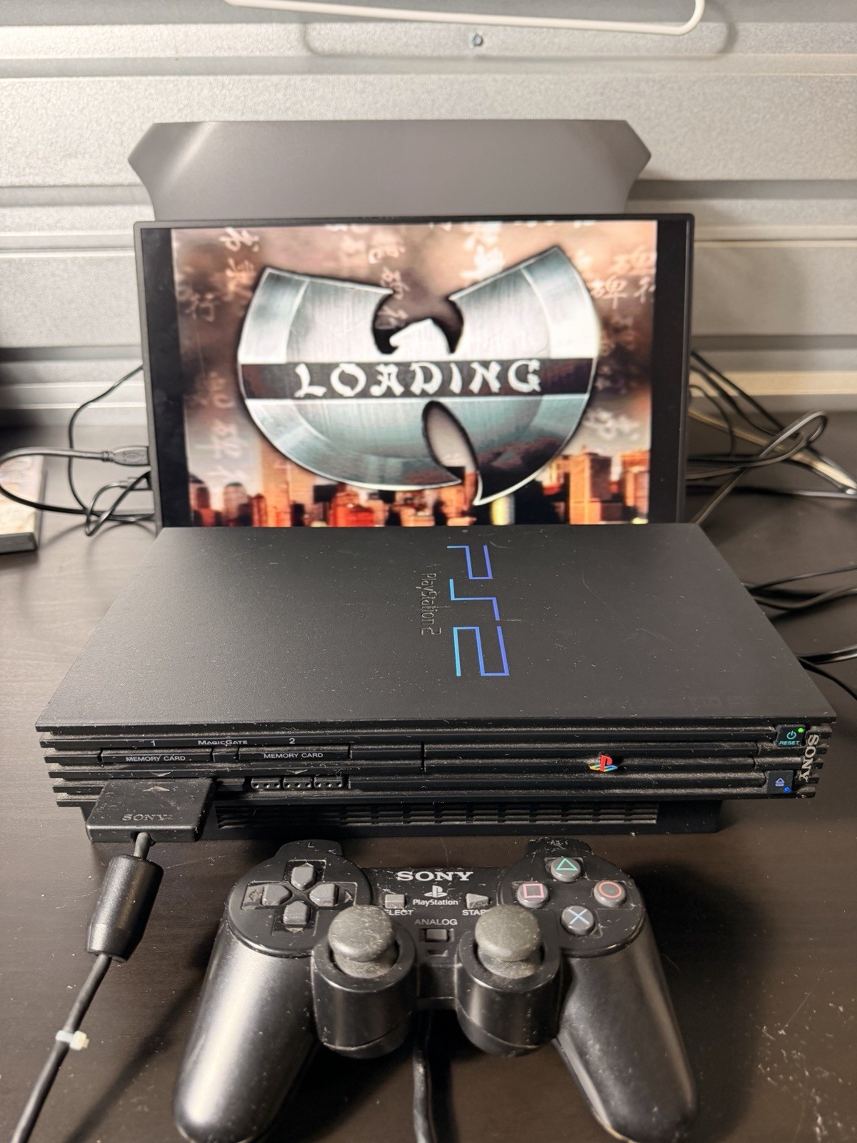 Sony PlayStation 2: Fat Console (SCPH-30001) w/FFX, 1 OEM DualShock 2, 1 Mascara