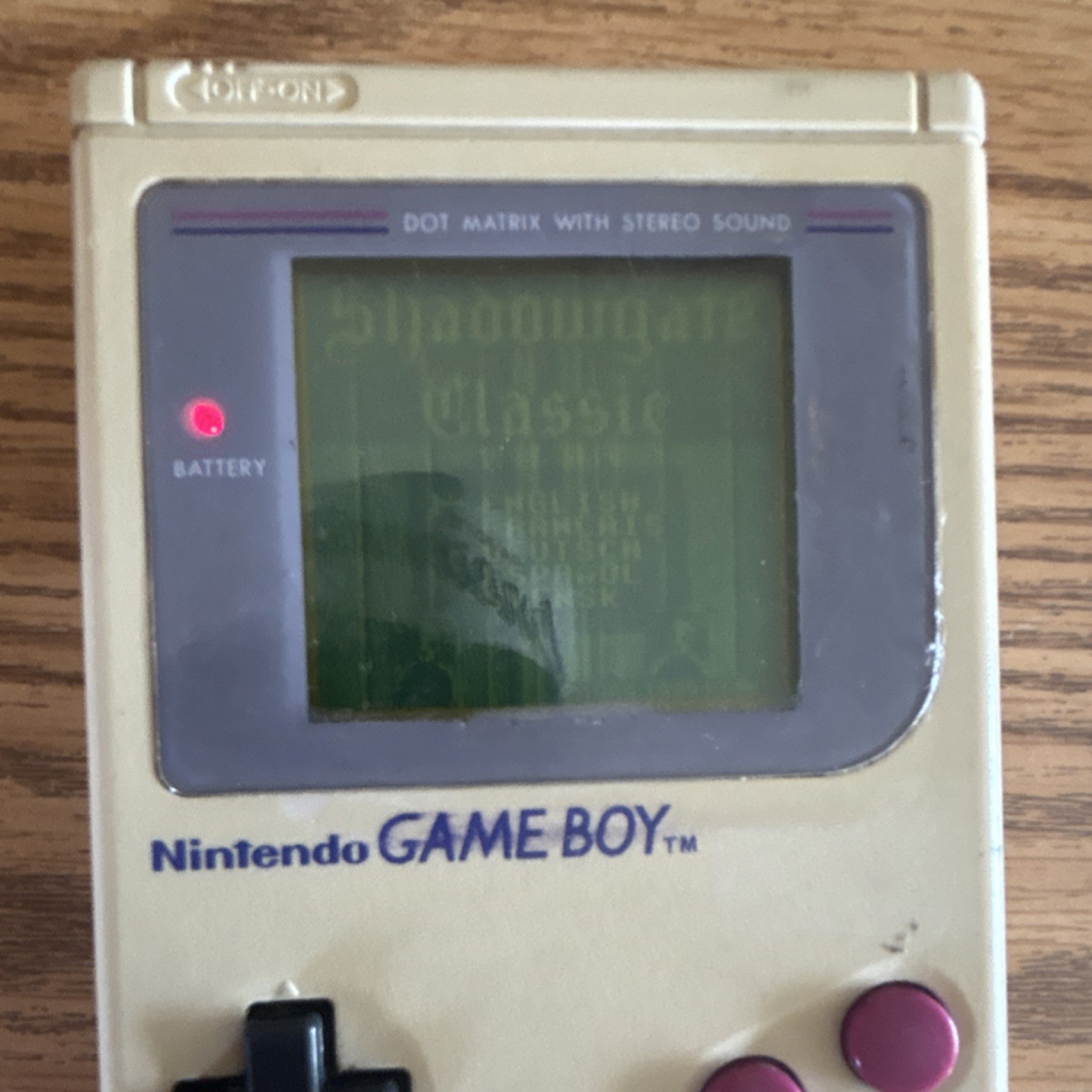 Nintendo Game Boy DMG-01 Handheld System, Stereo Sound, Gray, 1989