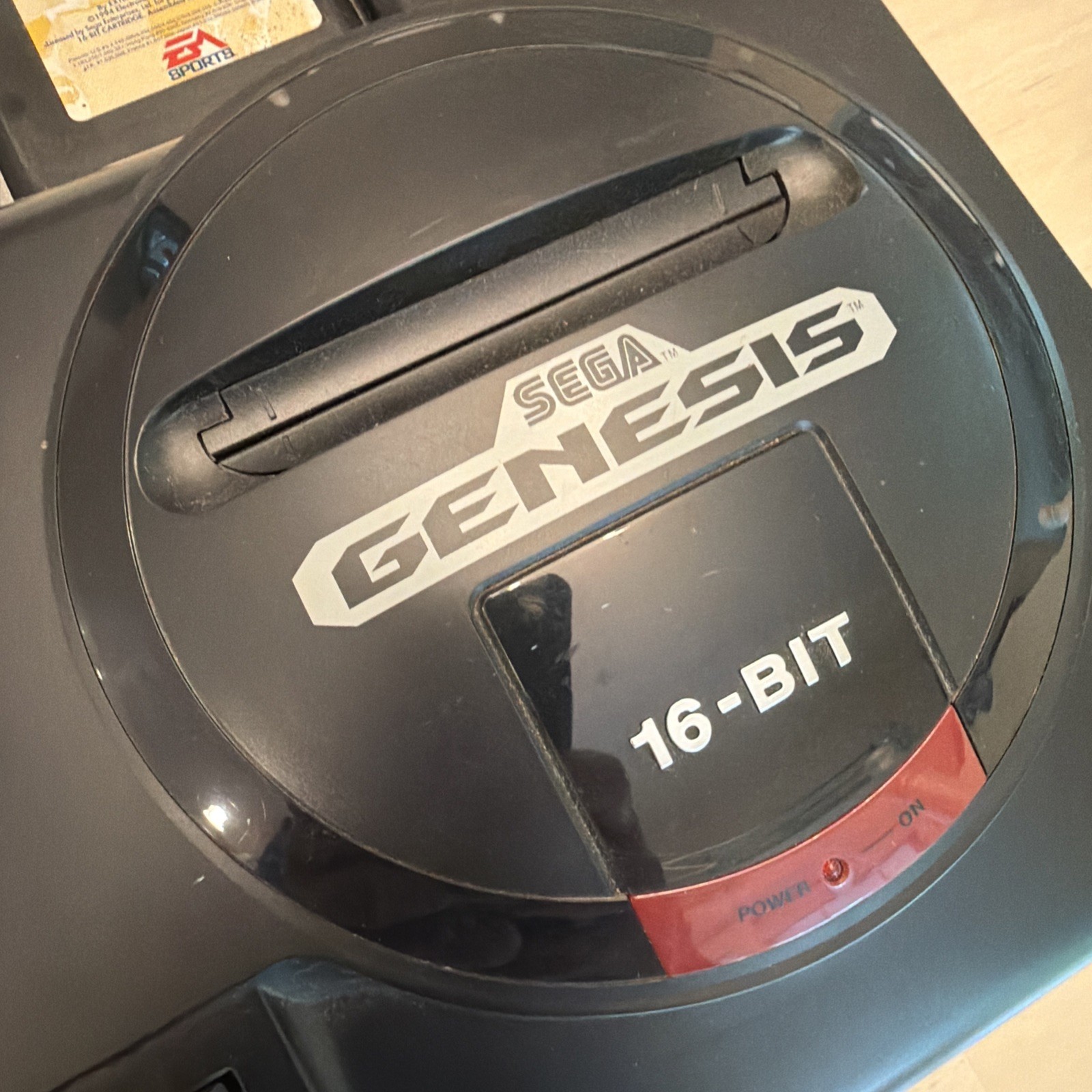 Sega Genesis Model 1 MK-1601 Console 16-bit W/ Controller Working + 5 Games