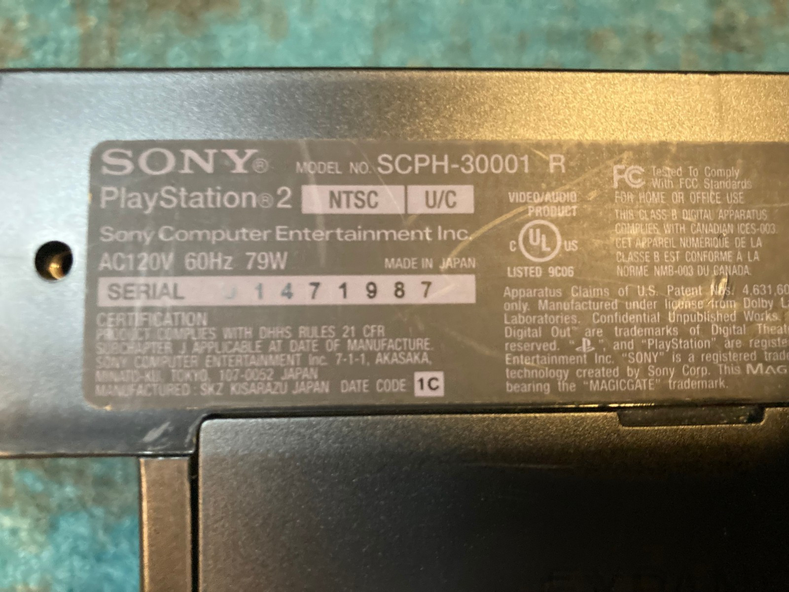 Sony PlayStation 2 PS2 Console w/ Manual Games Controllers Component WORKS READ