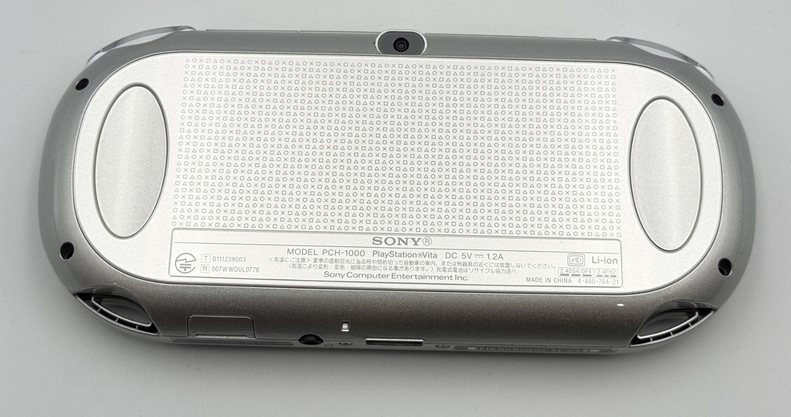 Sony PS Vita PCH-1000 Console Ice Silver Limited Box Very Rare w/8GB – Mint S+