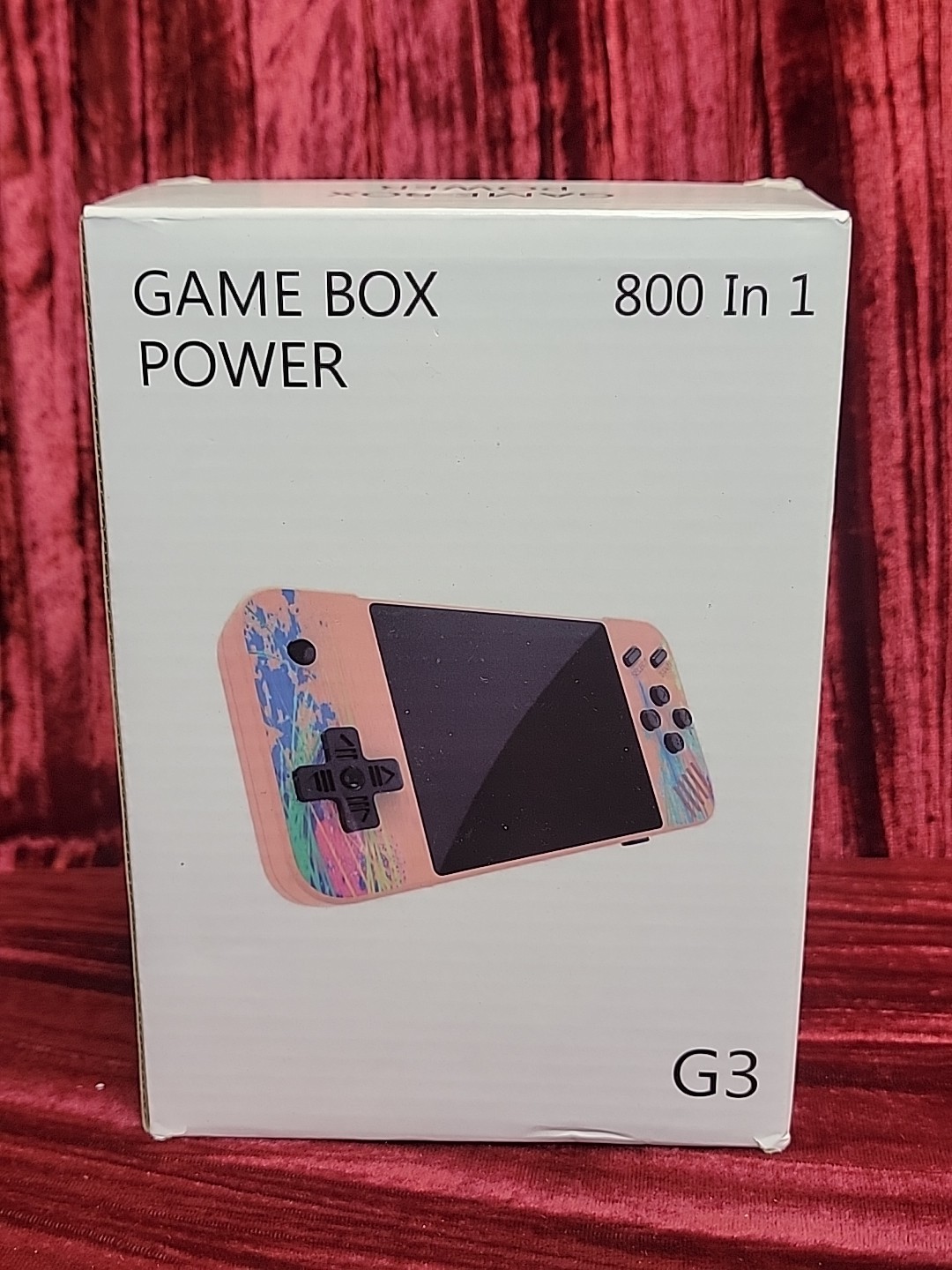 Game box POWER 800 IN 1 G3 BLUE, BRAND NEW, 3.5 LCD, HANDHELD GAME for Kids