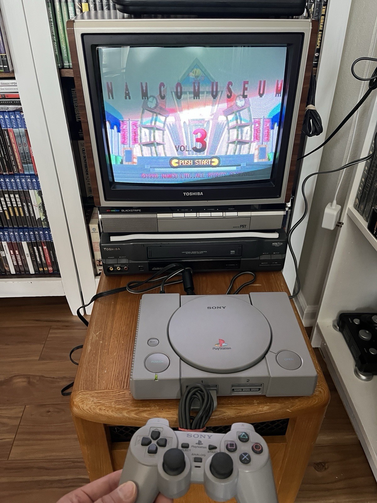 Sony PlayStation 1 Console (NTSC) Resident Evil II Bundle (please read)