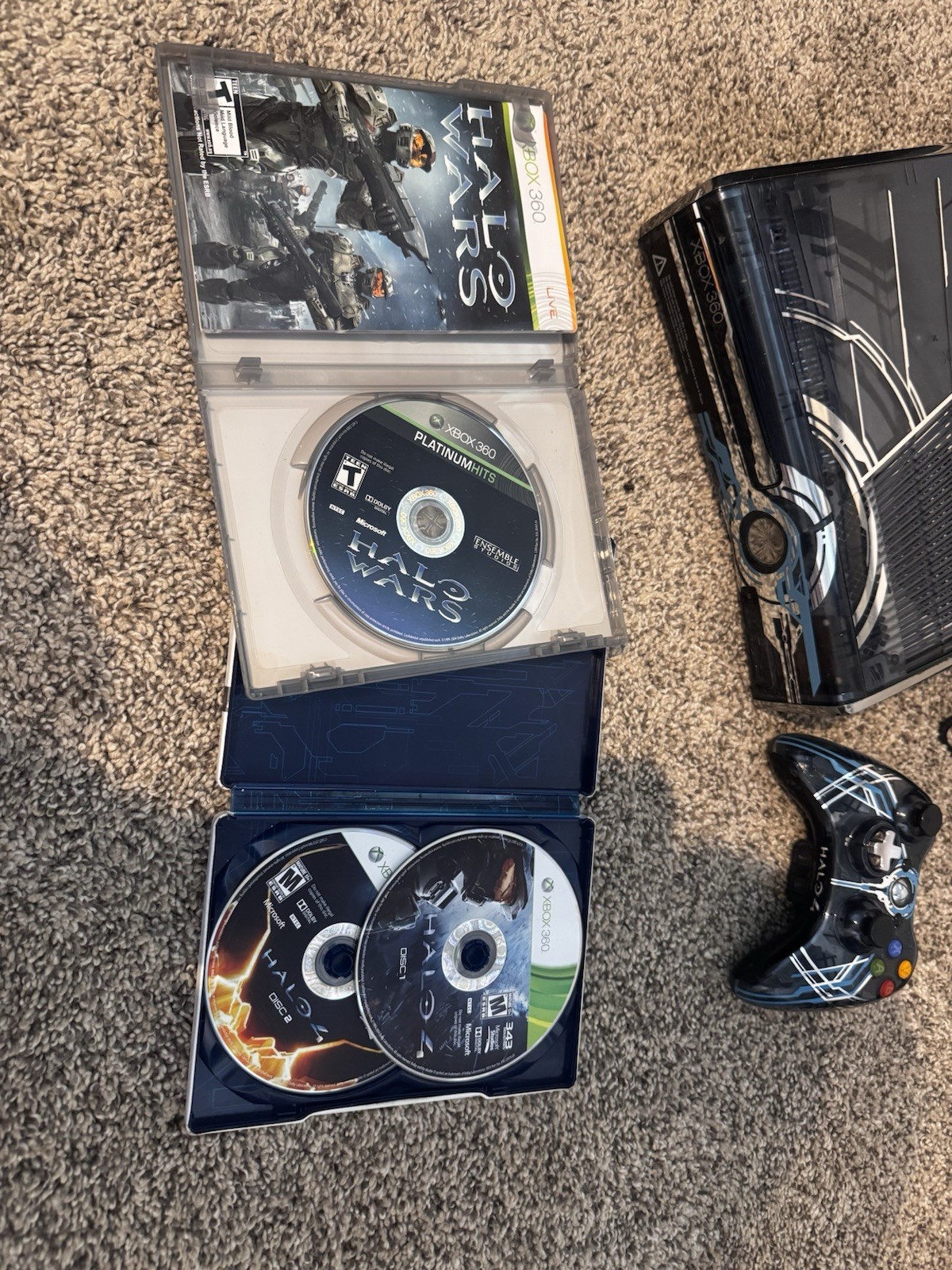 HALO 4 Limited Edition Xbox 360 320GB, Controller, Power, HDMI, TESTED!