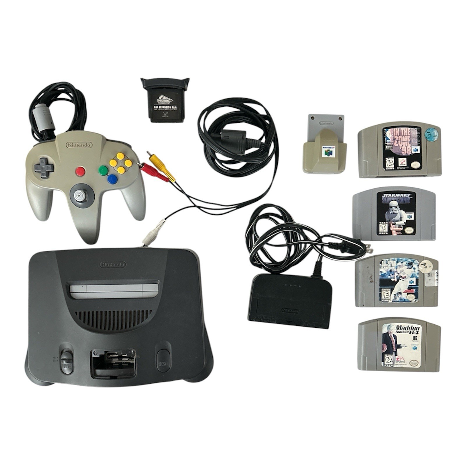 Nintendo 64 N64 Console NUS-001(USA) Console System Bundle – Tested With Games