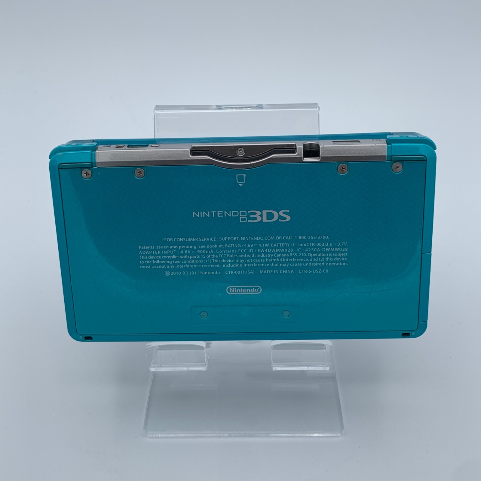 NINTENDO 3DS AQUA BLUE CTR-001: TESTED / WORKING