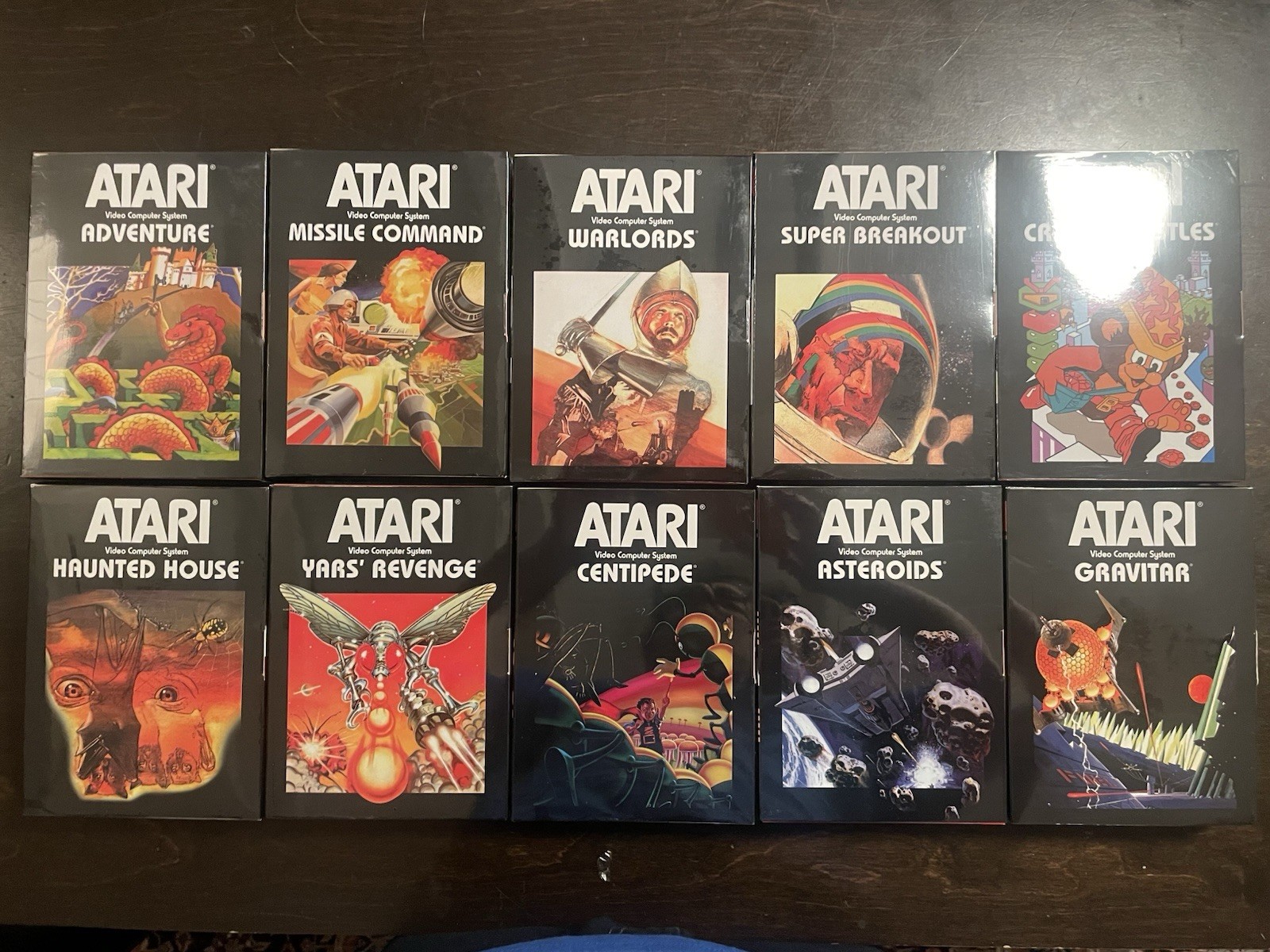 2023 Atari XP 50th Anniversary Limited Edition Set of 10 Asteroids Space Yars