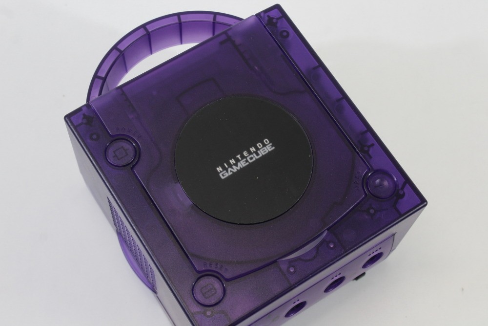Nintendo Gamecube Clear Purple Console Controller AC AV Memory Card NTSC-U/C US