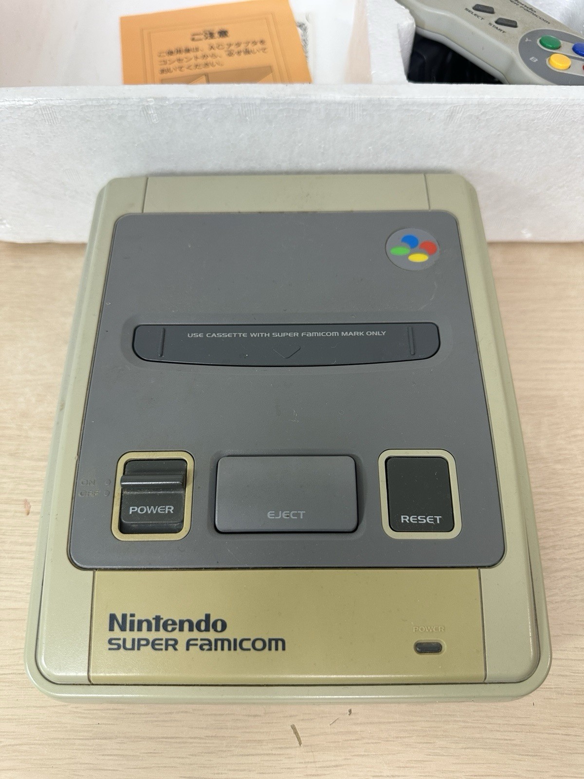 Nintendo Super Famicom Console SFC Japanese SNES in Box w/ Remotes/Cables-Tested