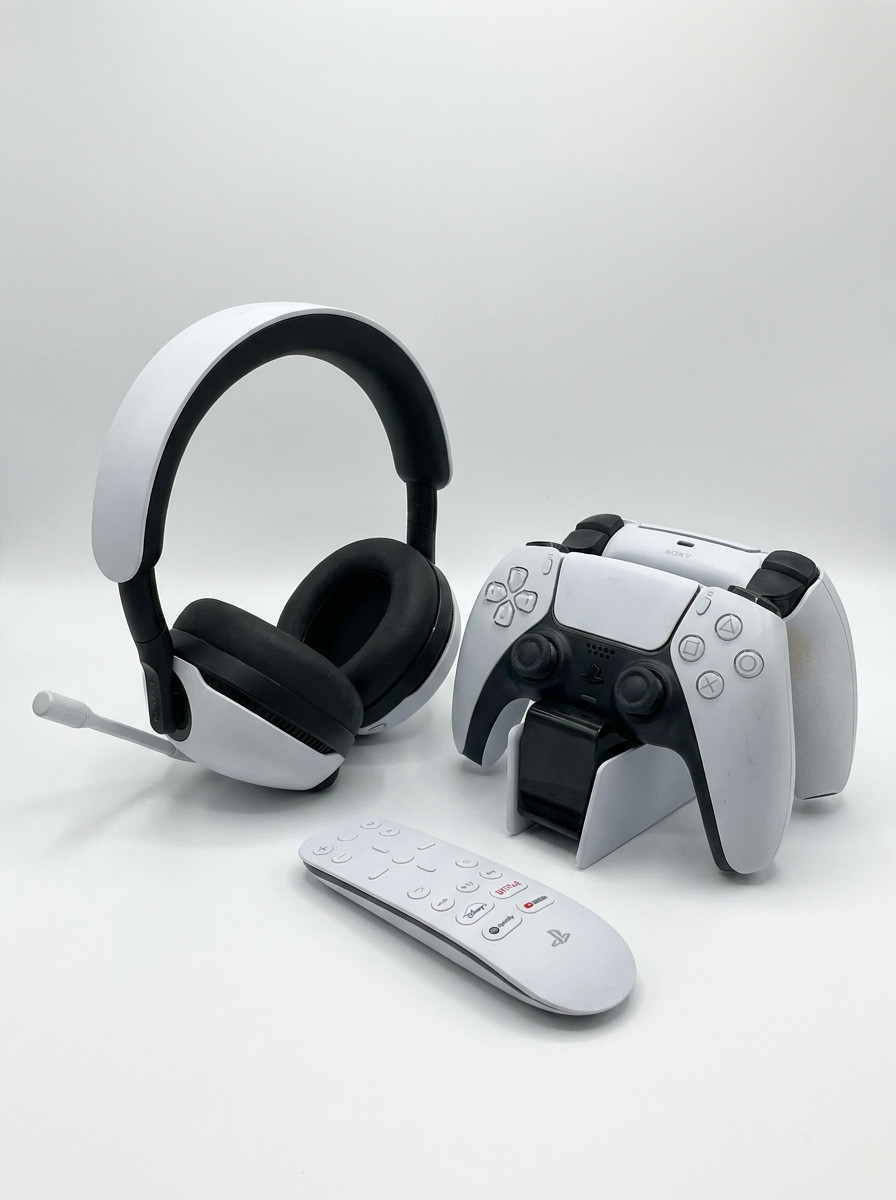 PS5 Digital Edition Bundle Sony INZONE H9 Headset 2 Controllers Stand