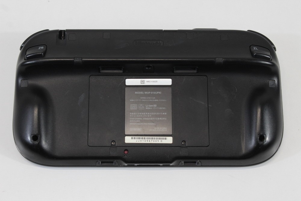 Nintendo Wii U Black Console 32GB AC Gamepad Stand Charger NTSC-J Japan TESTED 2