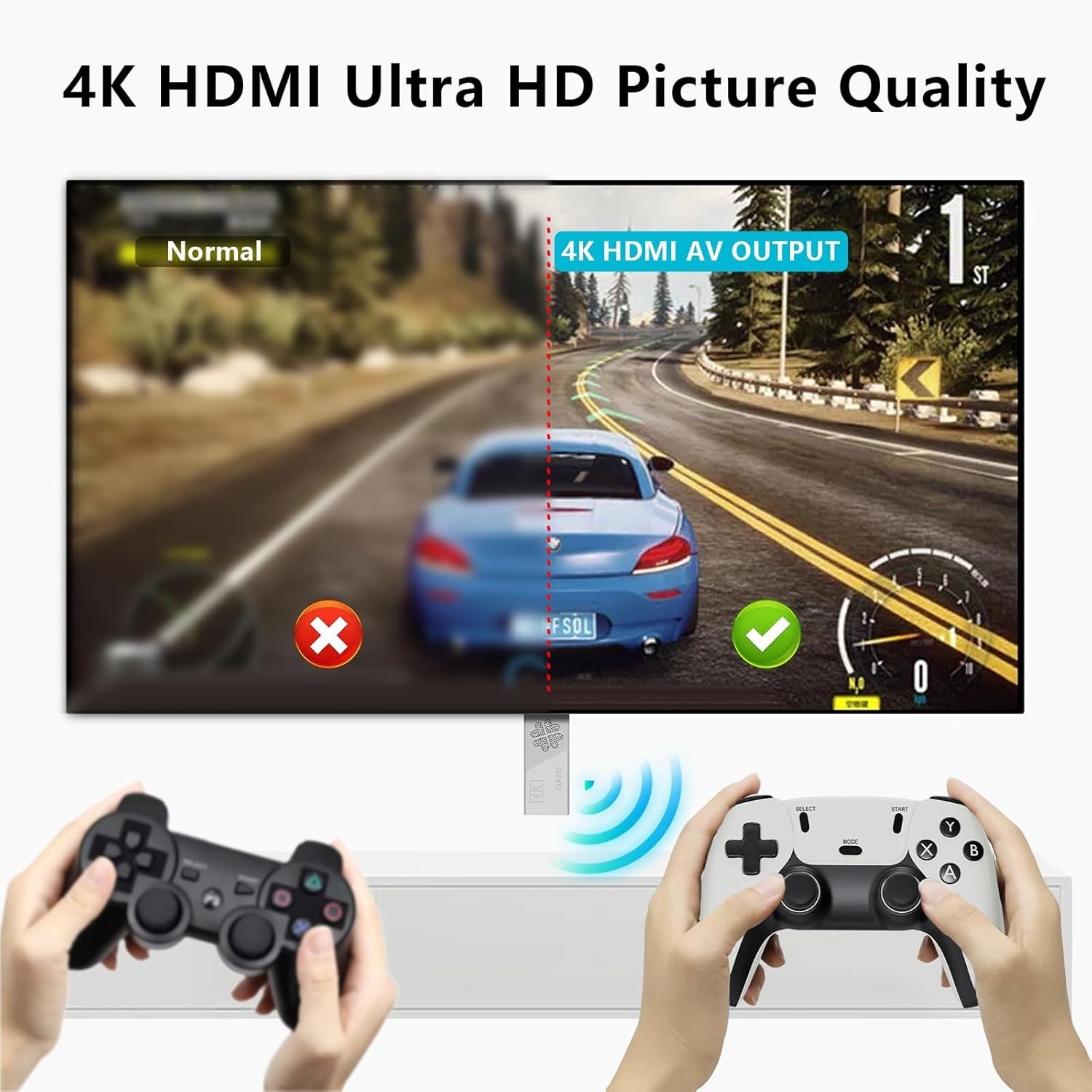 4K HDMI Retro Video Game Console – 2026 Edition with 23 Emulators & 30,000 Games