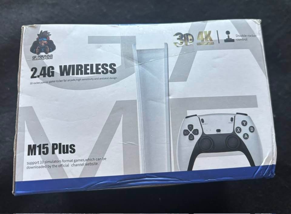 M15 64G 4K Retro Game Stick Built-in 20000+ Games, HDMI Output 3D Nostalgia