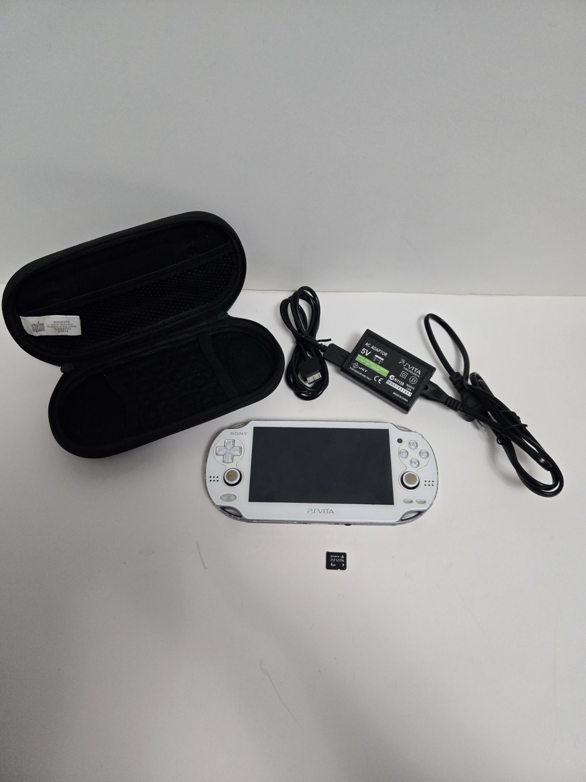 Sony Playstation Vita PS Vita PCH-1001 Handheld Console Gaming System White 4gb