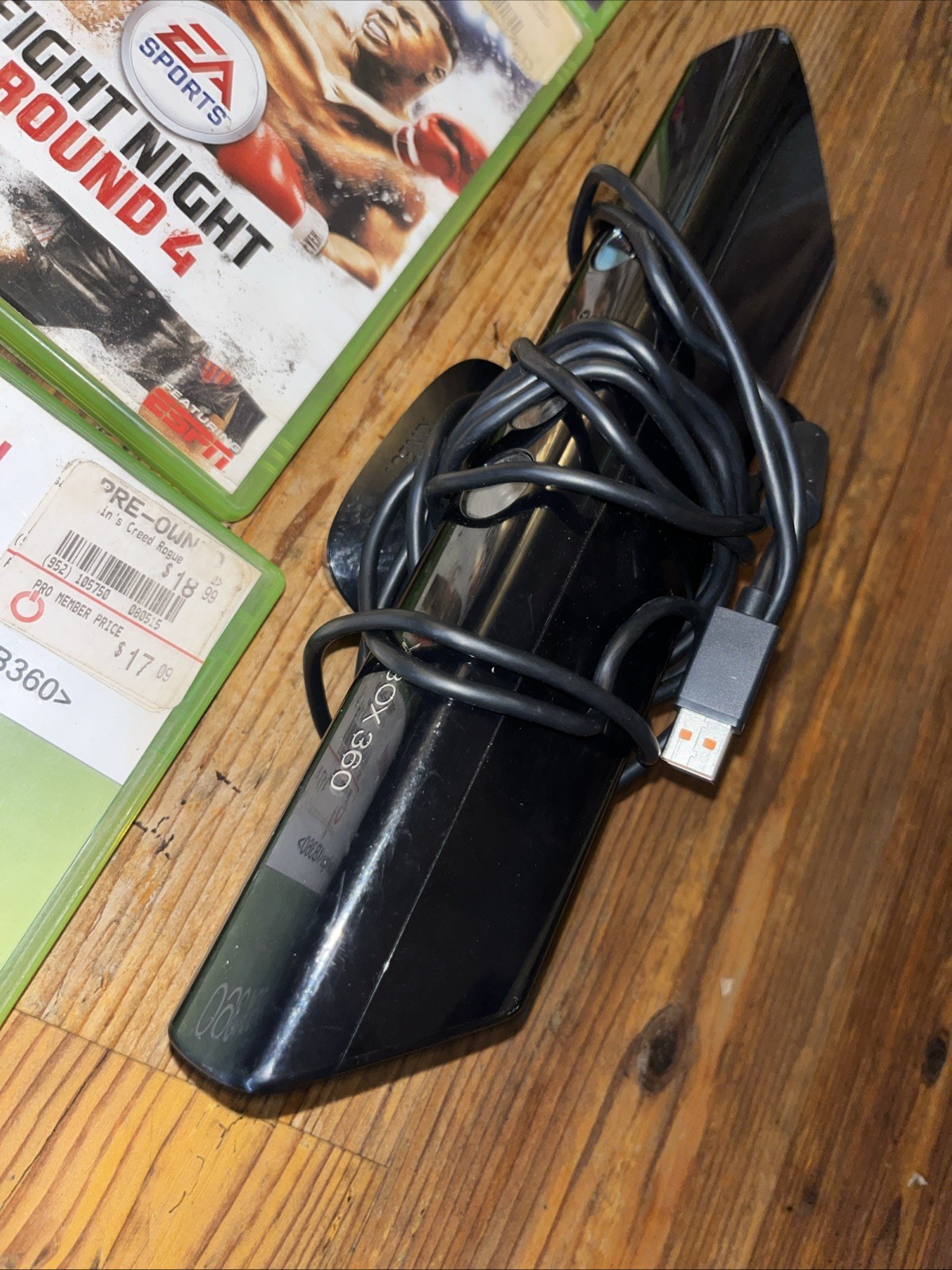 Microsoft Xbox 360 S Slim Kinect Bundle Controller Cords Kinect Games Lot