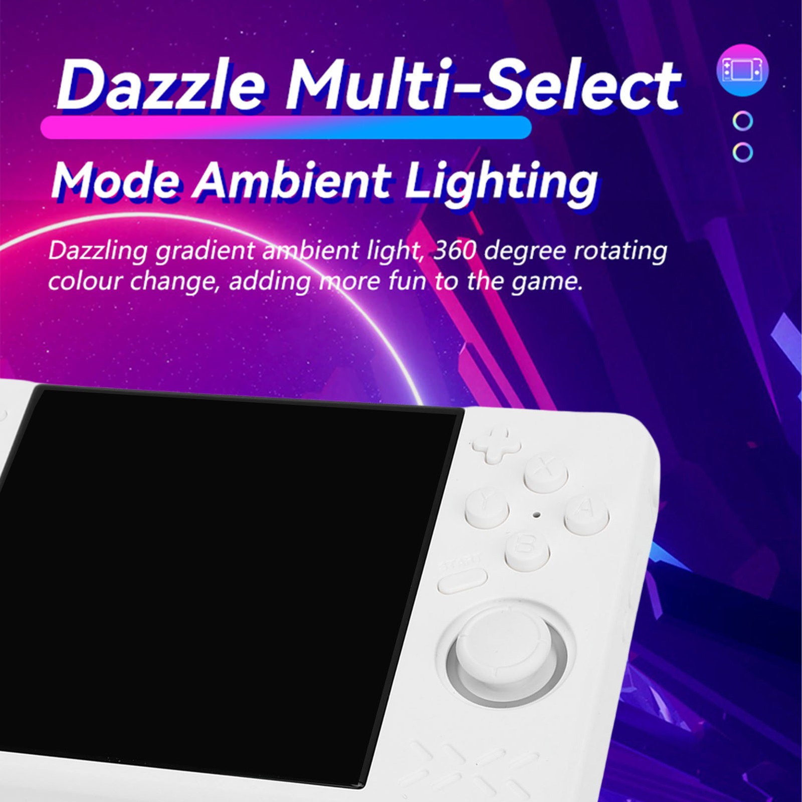 Retro Handheld Game Console 4in Screen 1.5GHz Portable Rechargeable Gaming UYOI