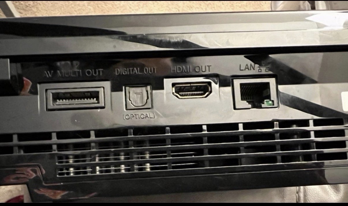 Sony Play Station PS3 CONSOLE (For Parts ONLY) With Cords Shown! Model # CECHH01