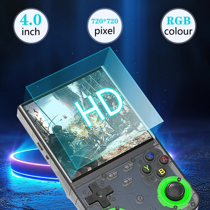 R36 Ultra 2025 Open Source R36S Video Game Console Linux System 4.0 Inch IPS Scr
