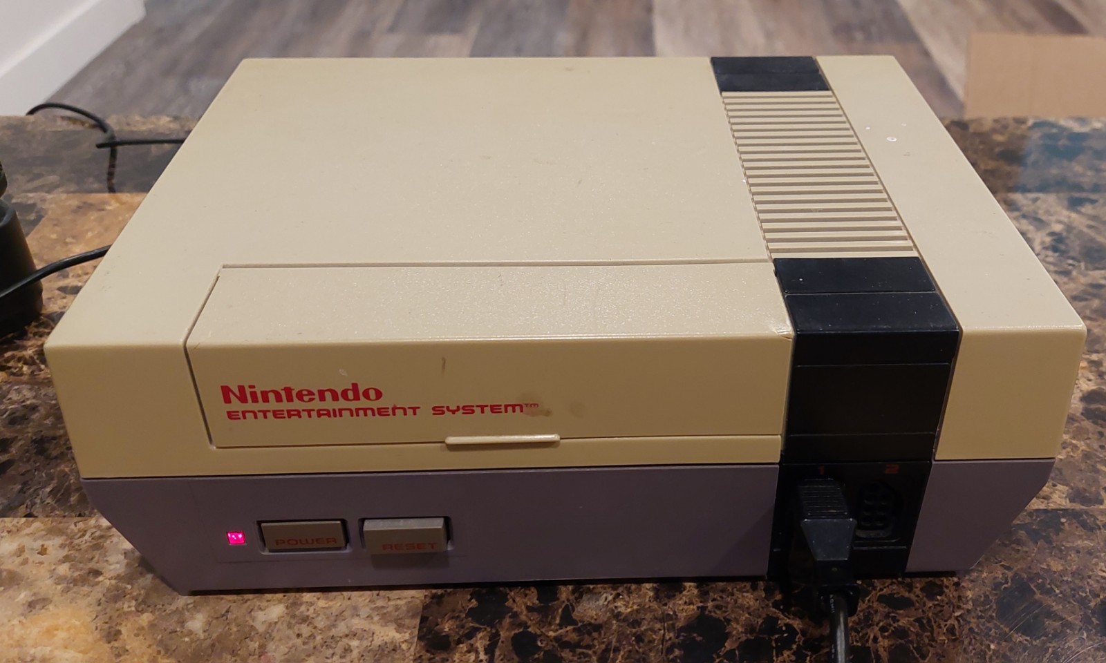 Nintendo NES-001 OG Console PARTS ONLY W/ 1 OEM Control 1 After Market & Power