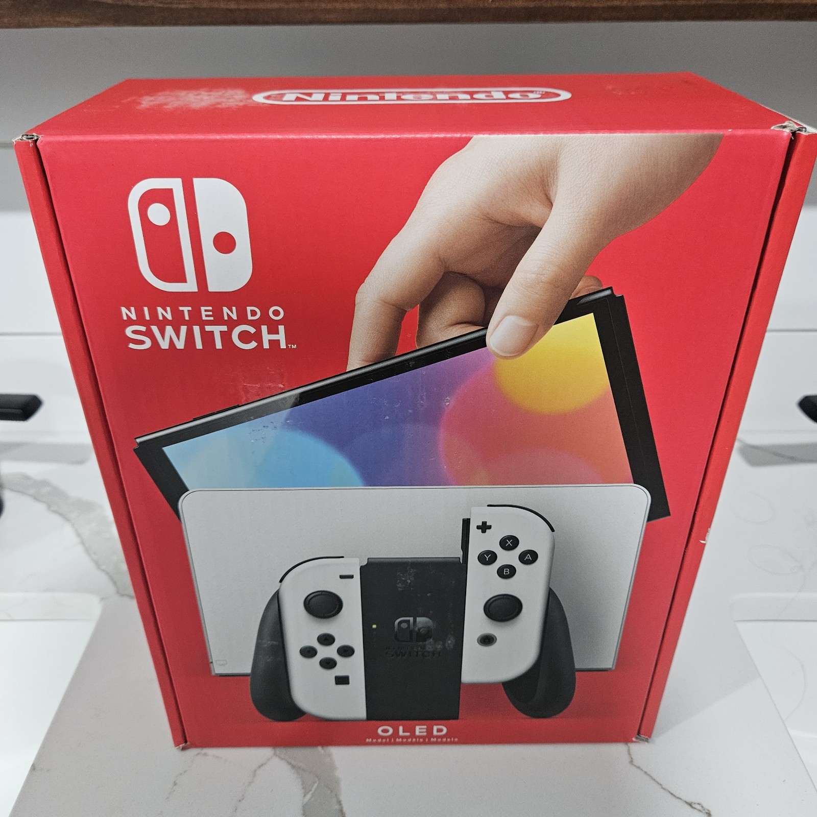 Nintendo Switch OLED Model Handheld Console – 64GB – White, NEW