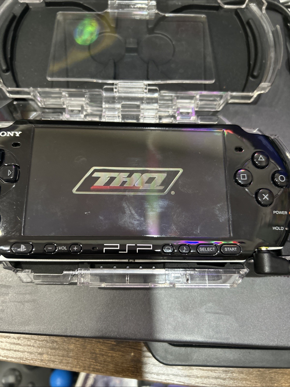 Sony PlayStation Portable PSP 3001 Black Handheld Game Console read before