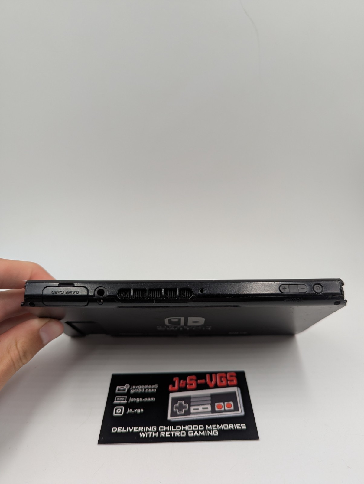 Nintendo Switch Tablet Only Chipped Rails Tested Working Plays Games