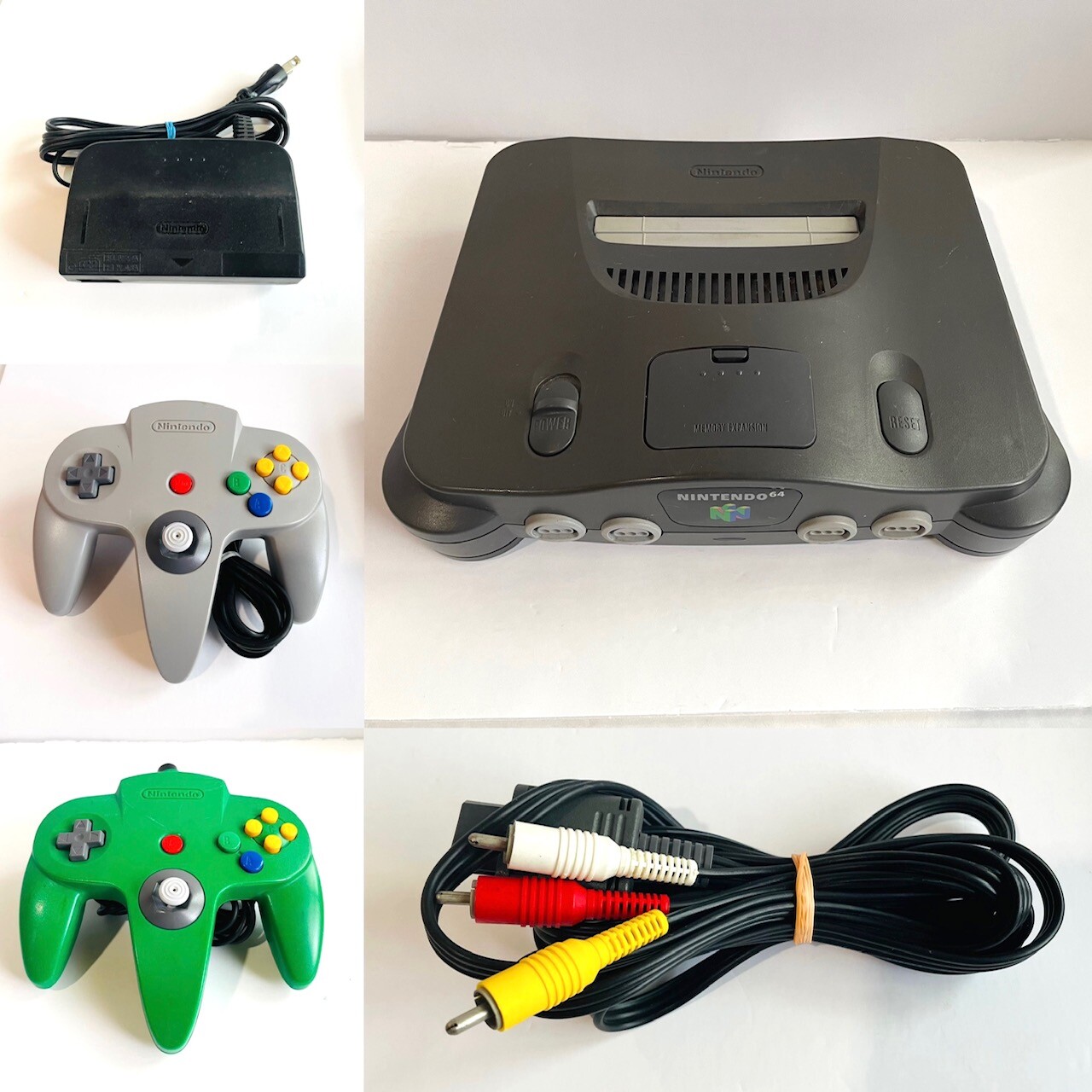 Authentic Nintendo 64 Console Add AV Cables N64 Controller(s) JPN Ver. TESTED