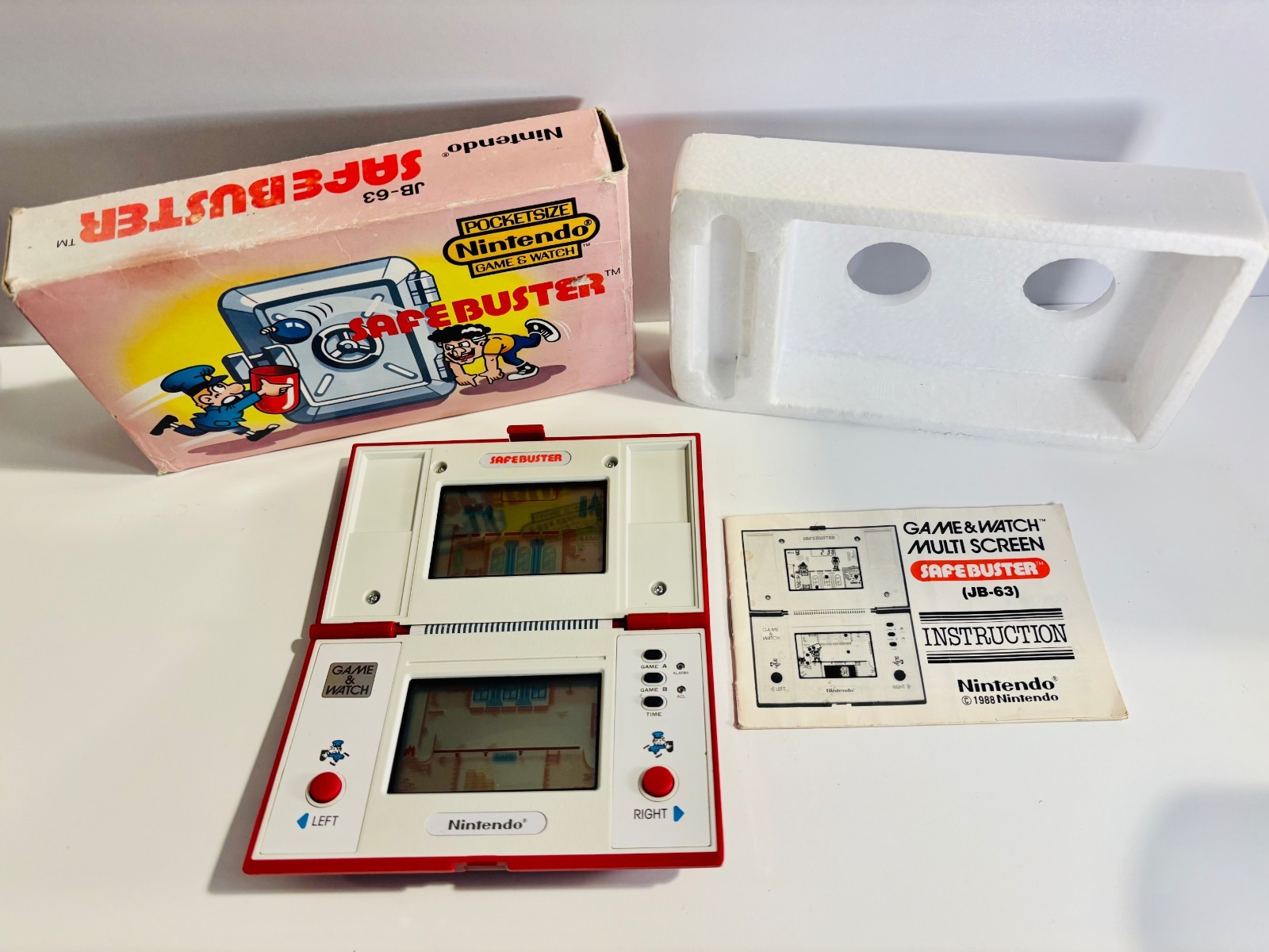 Nintendo Game & Watch SAFE BUSTER battery operated electronic classic toy games