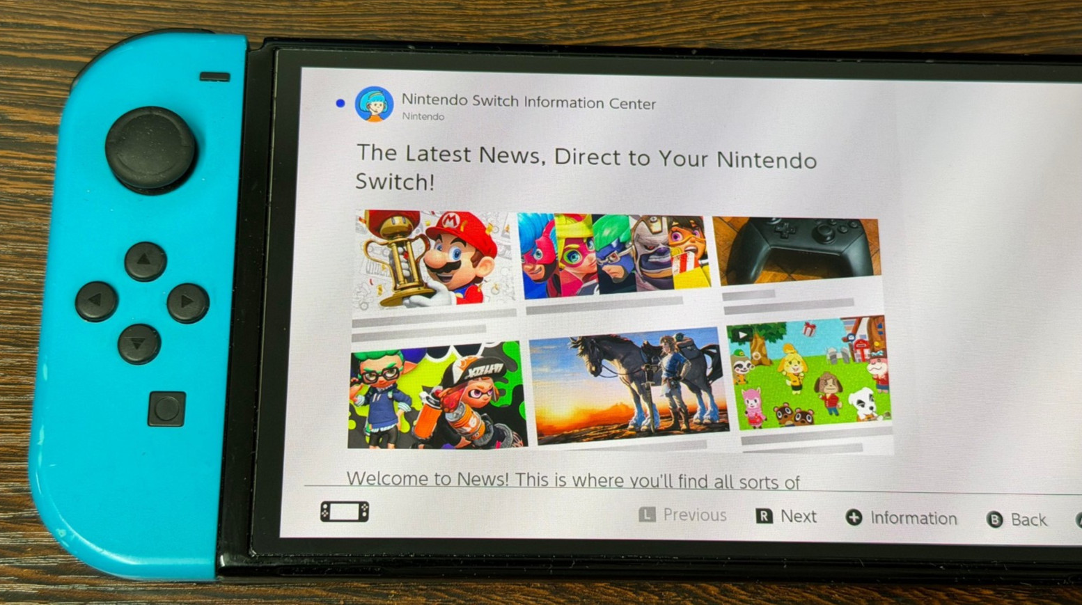 Nintendo Switch OLED Model Handheld Console – 64GB – Neon Red Blue – Good Used