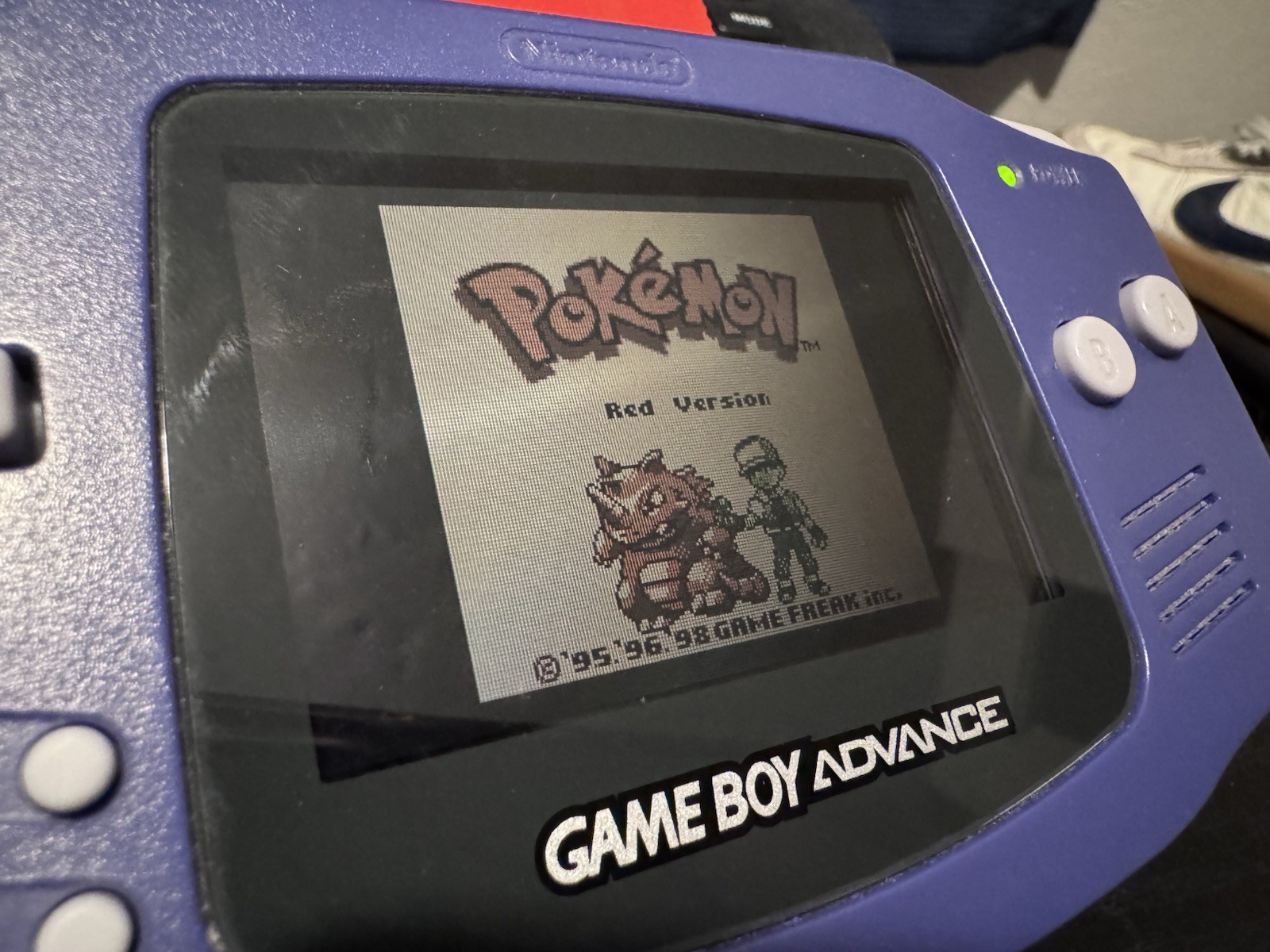 Nintendo Game Boy Advance Handheld System – Indigo