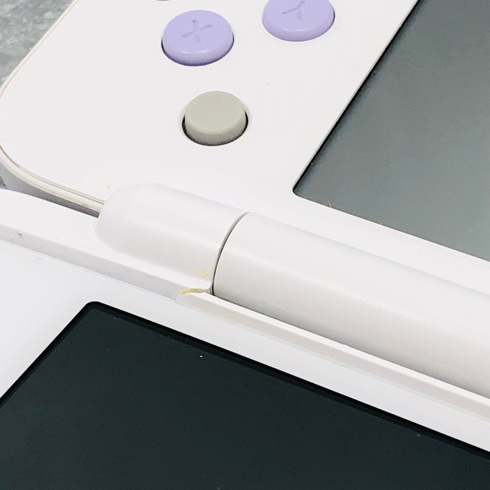 [EX+3] New Nintendo 2DS XL LL White Lavender Console Working Japanese ver 5-129