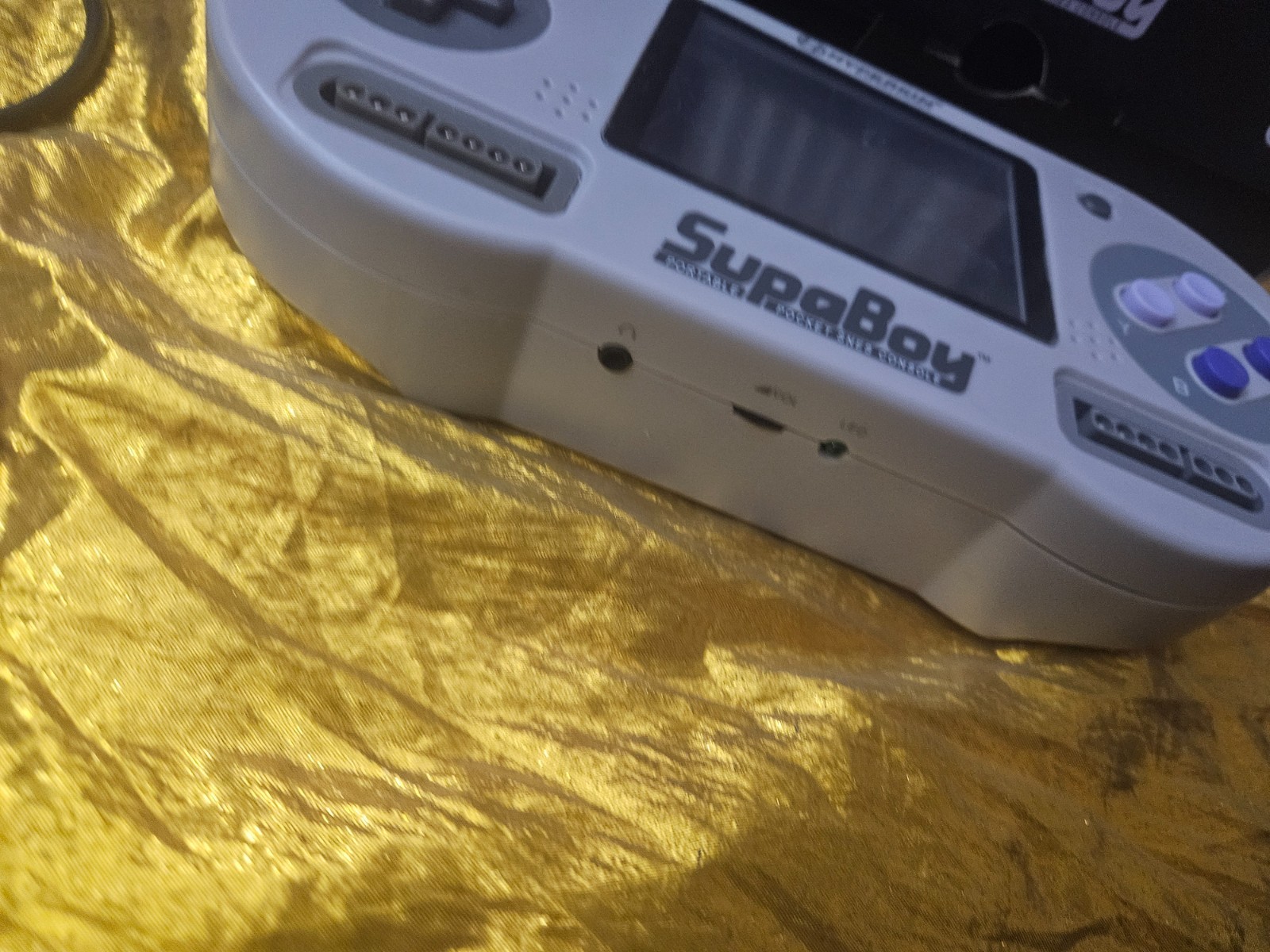 FOR REPAIR – SUPABOY Portable Pocket SNES Console Super Nintendo by HYPERKIN !!!