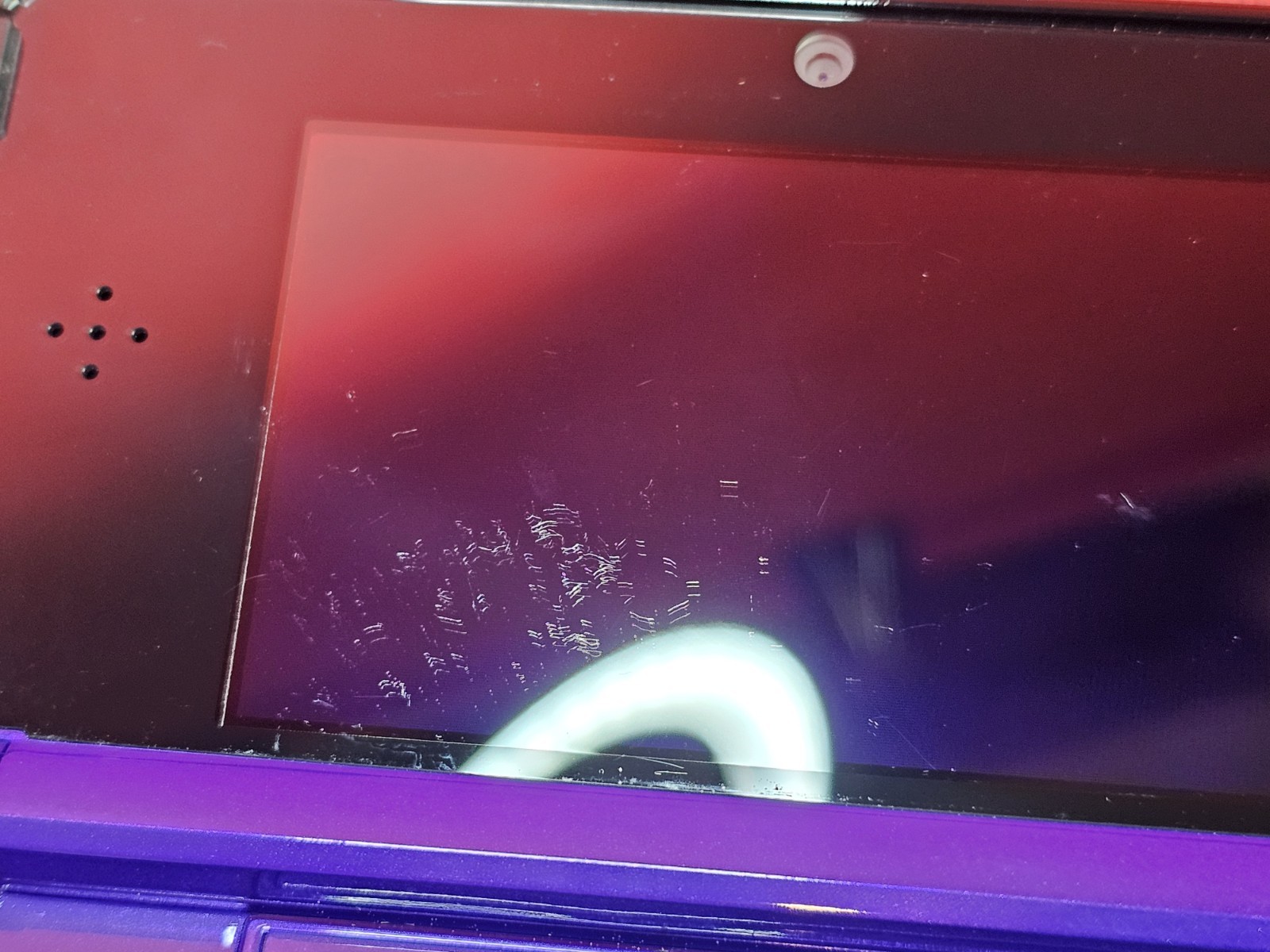 Nintendo 3DS Midnight Purple Handheld System Console – Clean & Tested -Authentic