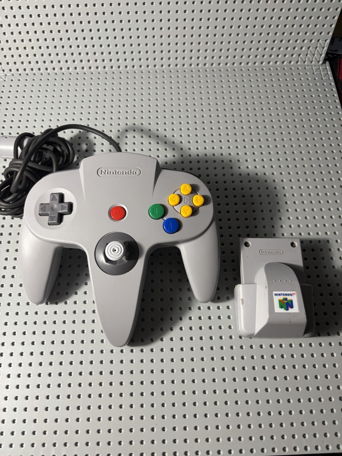 Nintendo 64 Console W Jumper Pack – Controller W Rumble Pack – All Wires Tested