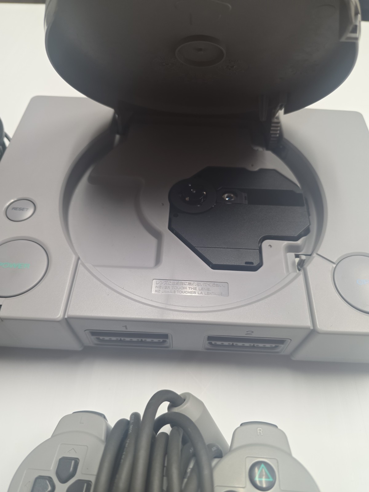 Sony PlayStation 1 Video Game Console Grey w 1 Controller & Cords Working Tested