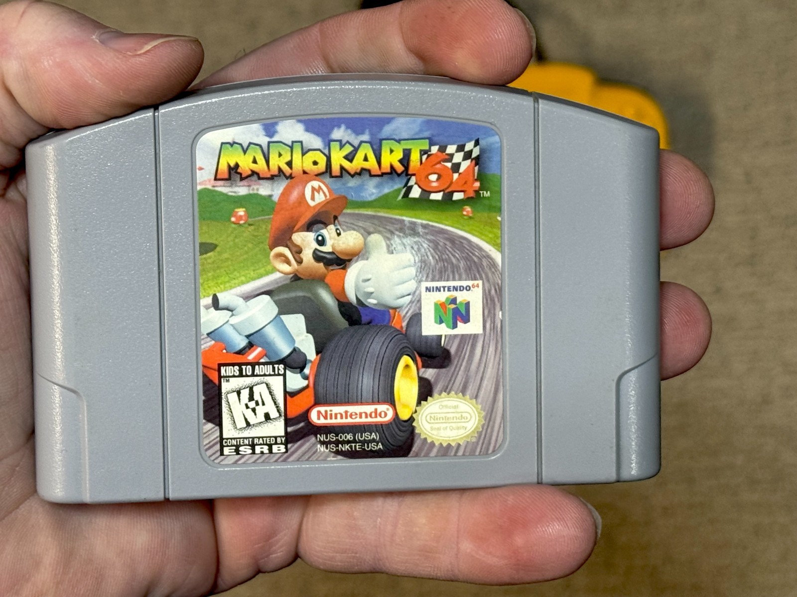 Nintendo 64 N64 Console Bundle Tested w/ OEM Controller + Hookups & Mario Kart