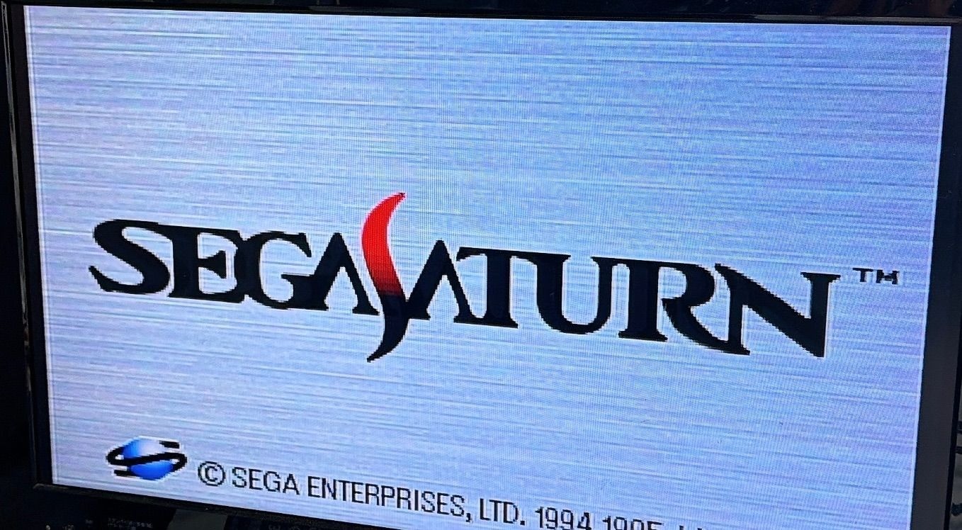 SEGA Saturn Console White HST-3220 Tested Working Japan Version