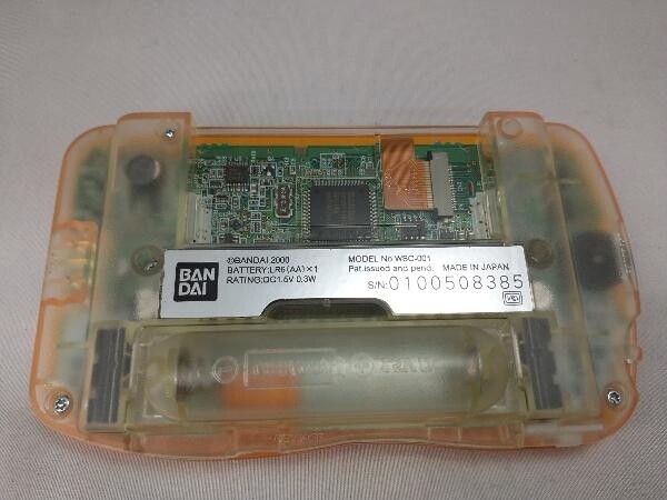Bandai WonderSwan Color Crystal Orange Console Only [H]