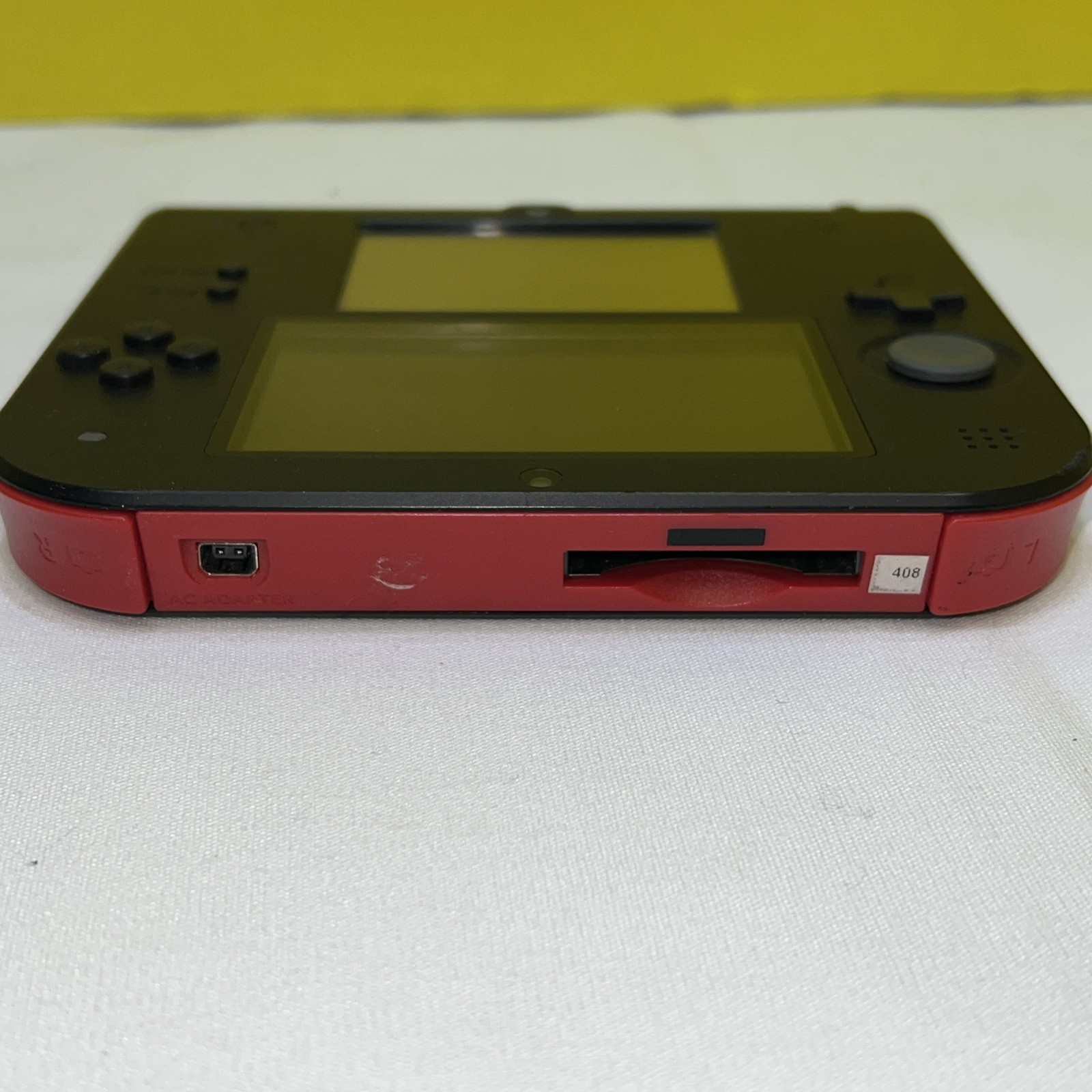 Nintendo 2DS Handheld Game Console FTR-001 Blk/Red Tested + Guitar Hero On Tour