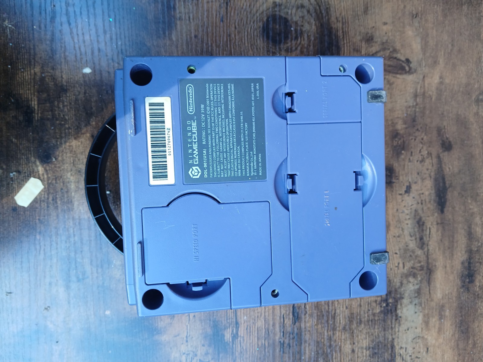 Nintendo GameCube Console With Controllers And Mario Cart Game