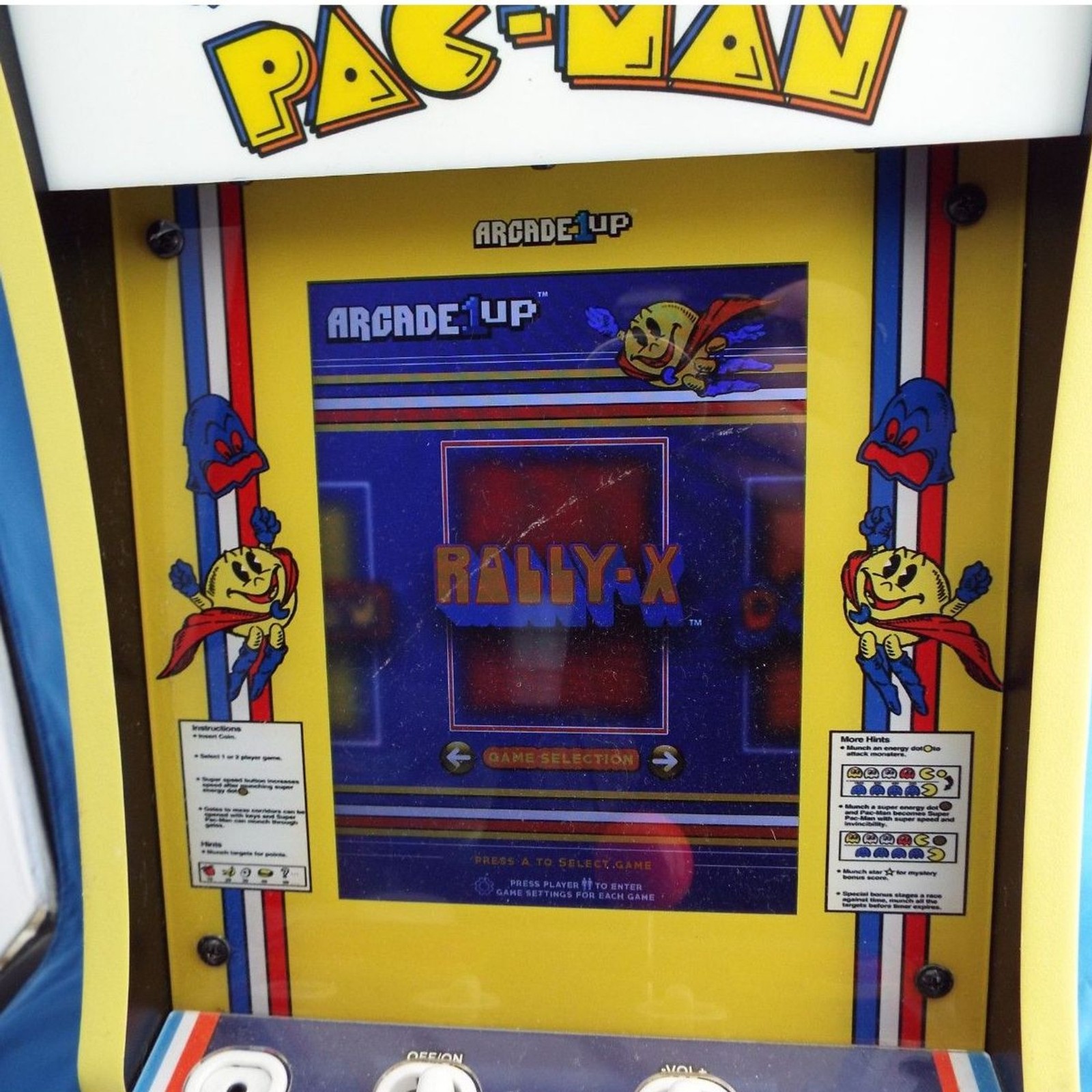 Arcade1Up Countercade – Mini Arcade 4-in-1 Pac-Man/Super Pac-Man/Dig Dug/Rally-X