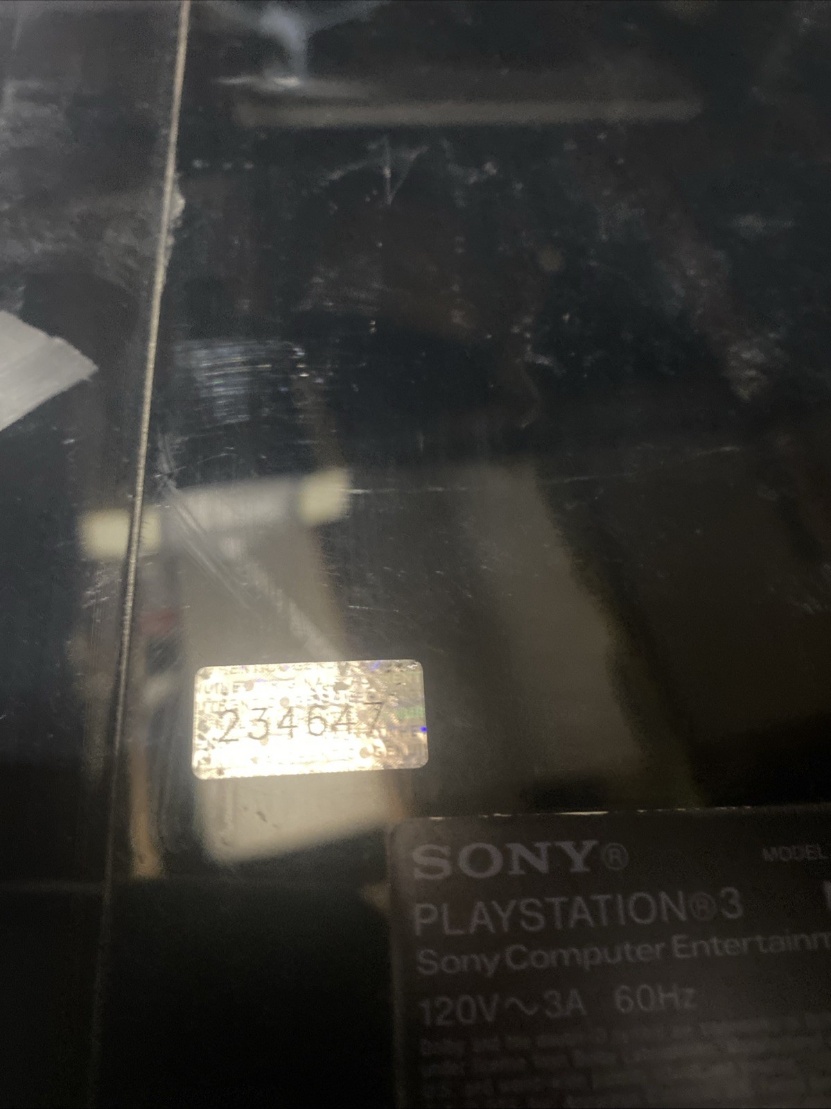 Sony PlayStation 3 PS3 80gb Black Console Only CECHK01 Tested and Working