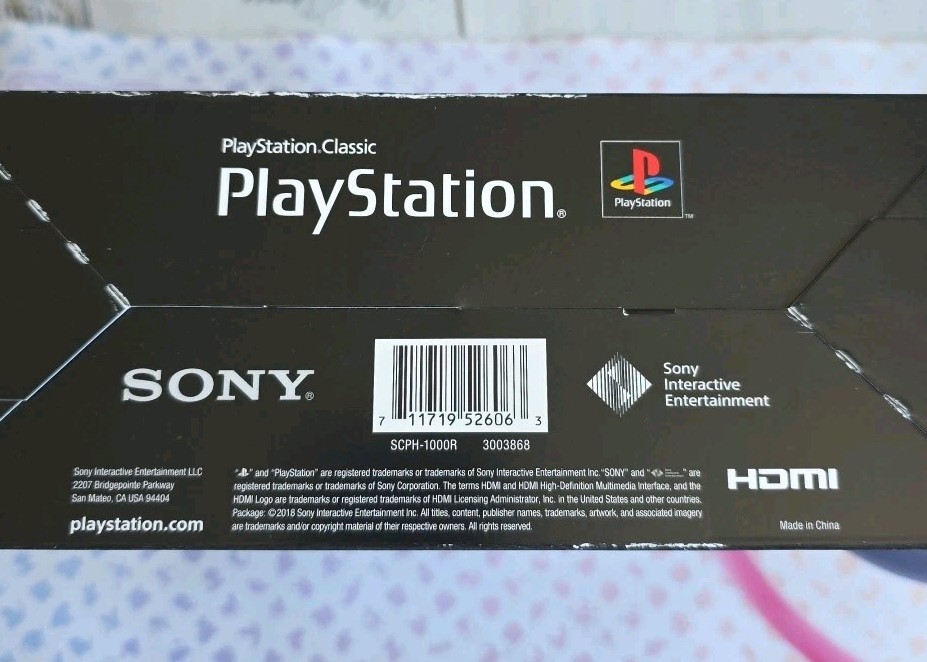 Official Sony PlayStation Classic Mini -With 20 Games Pre-Installed -SHIPS TODAY