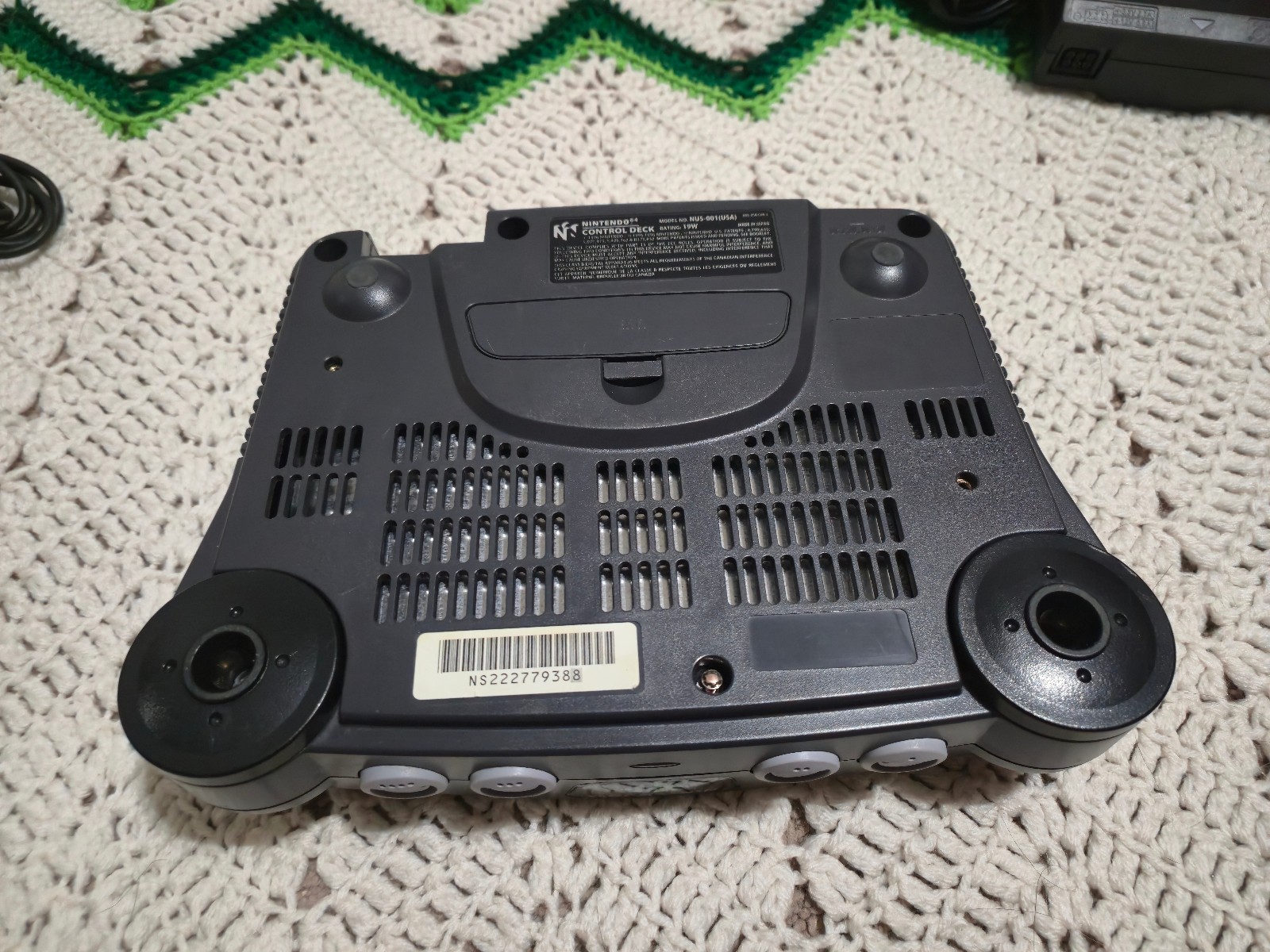 Nintendo 64 N64 Console NUS-001 (USA) Bundle w/ Controller And Cables TESTED