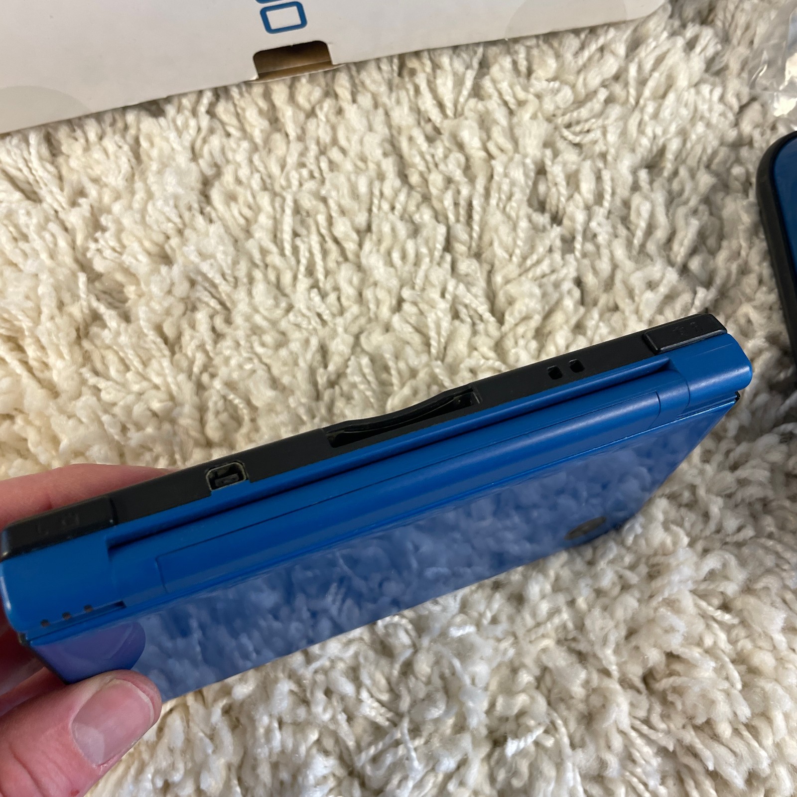 Nintendo DSi XL Midnight Blue Handheld Console System UTL-001 Complete in Box